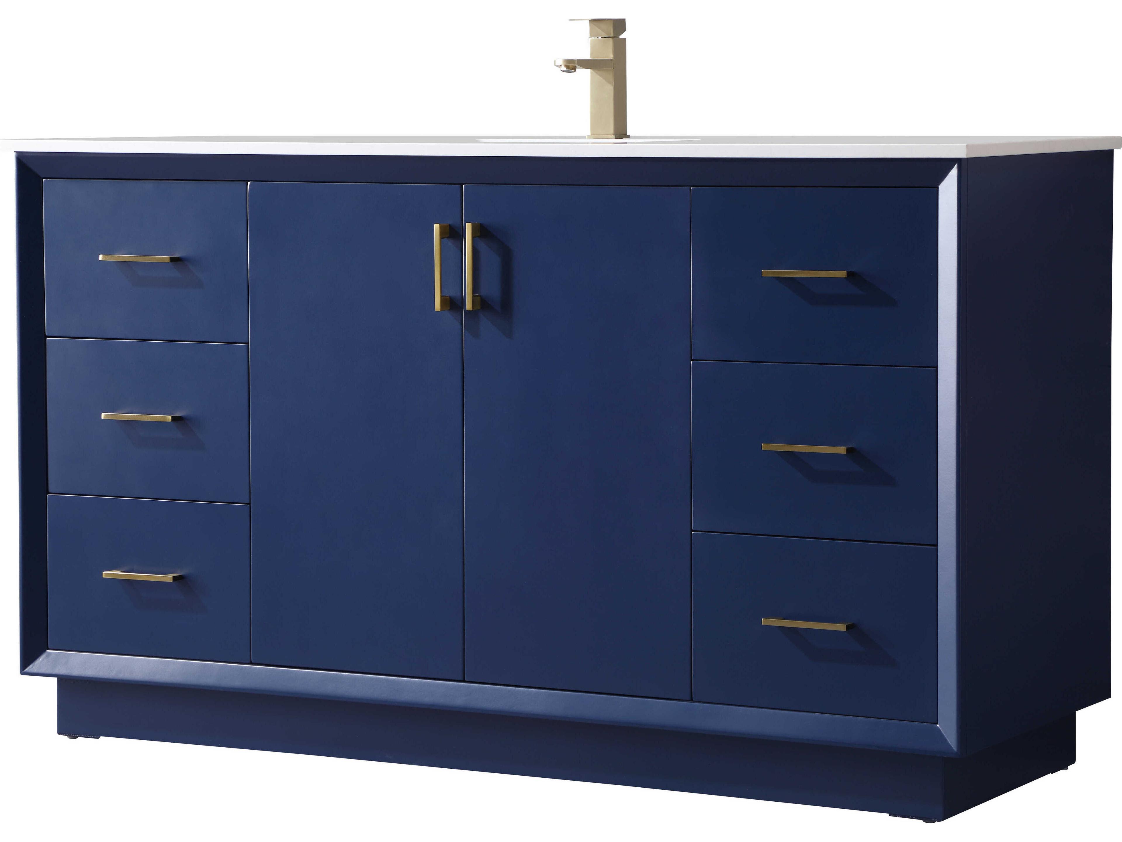 Elegant Lighting Hayes Blue Vanity