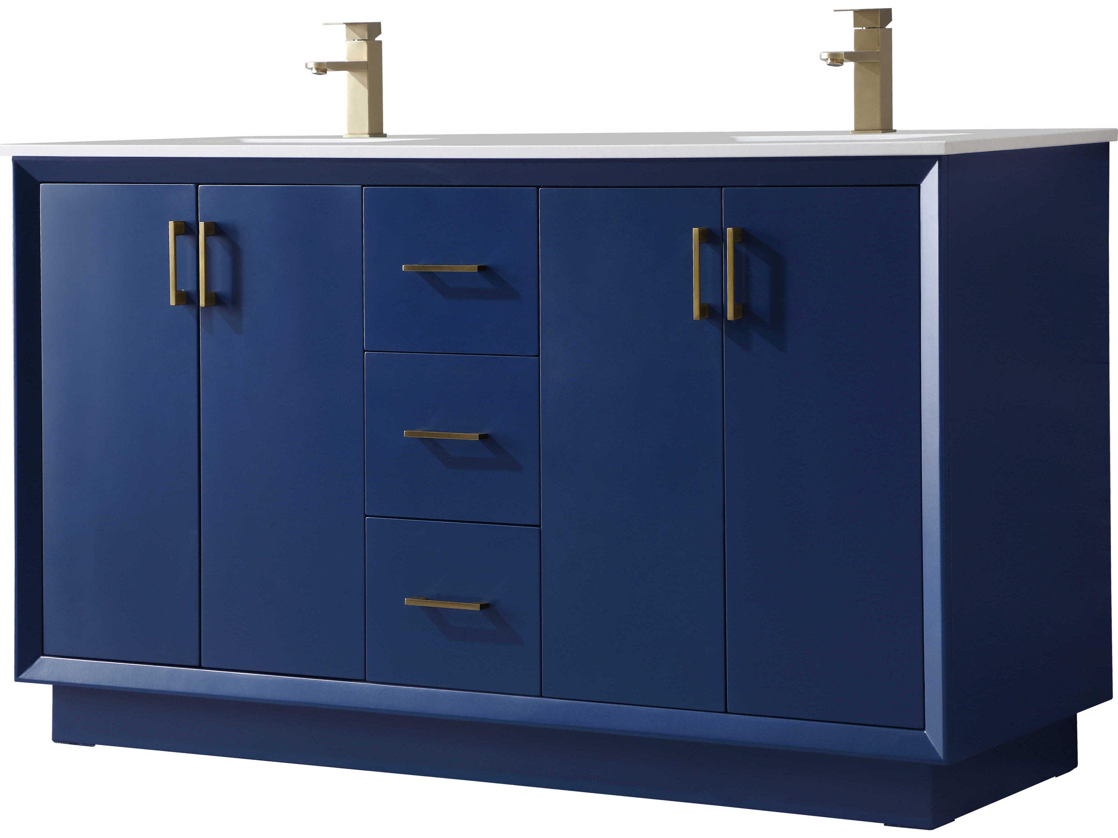 Elegant Lighting Hayes Blue Vanity