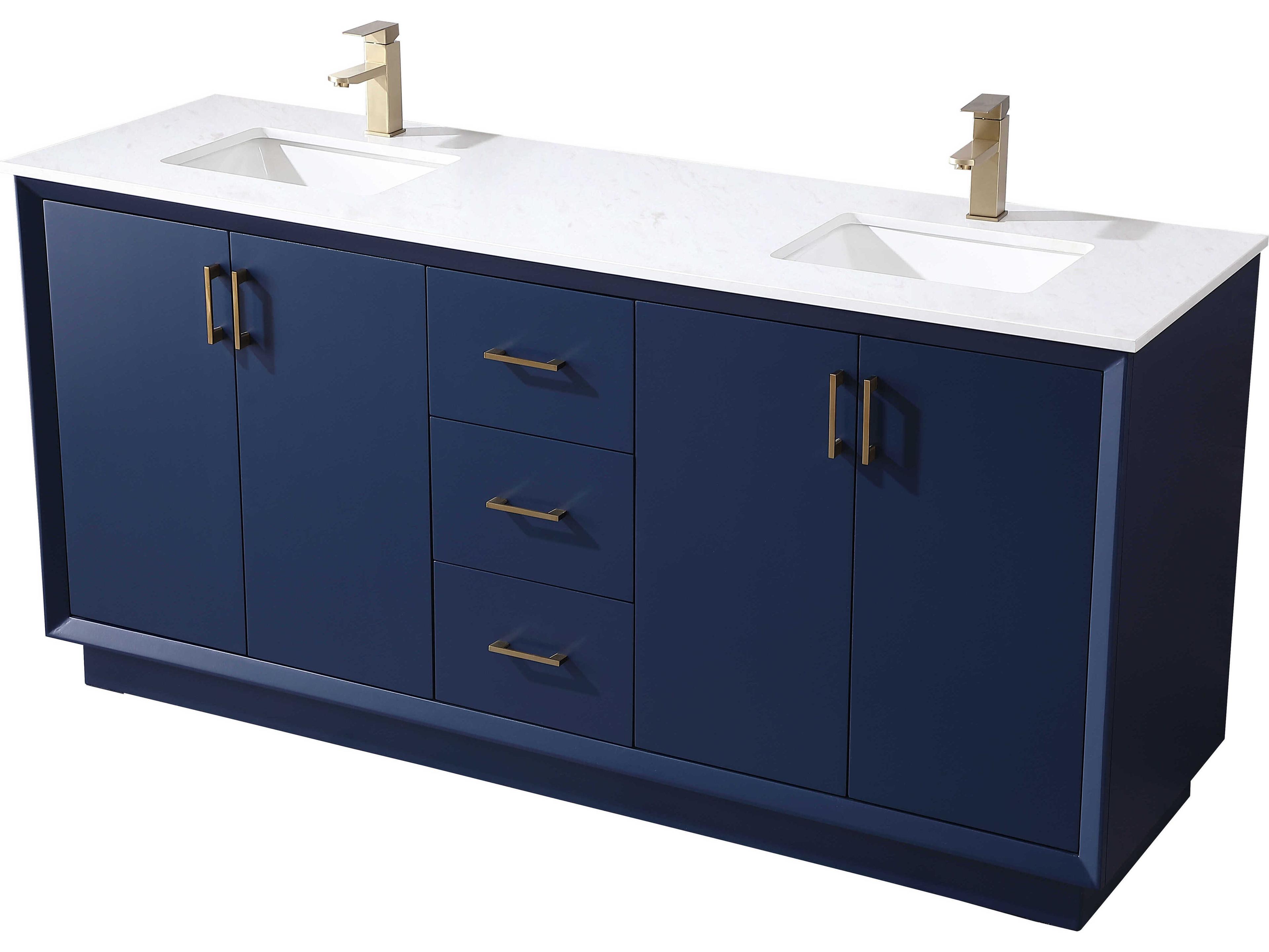 Elegant Lighting Hayes Blue Vanity