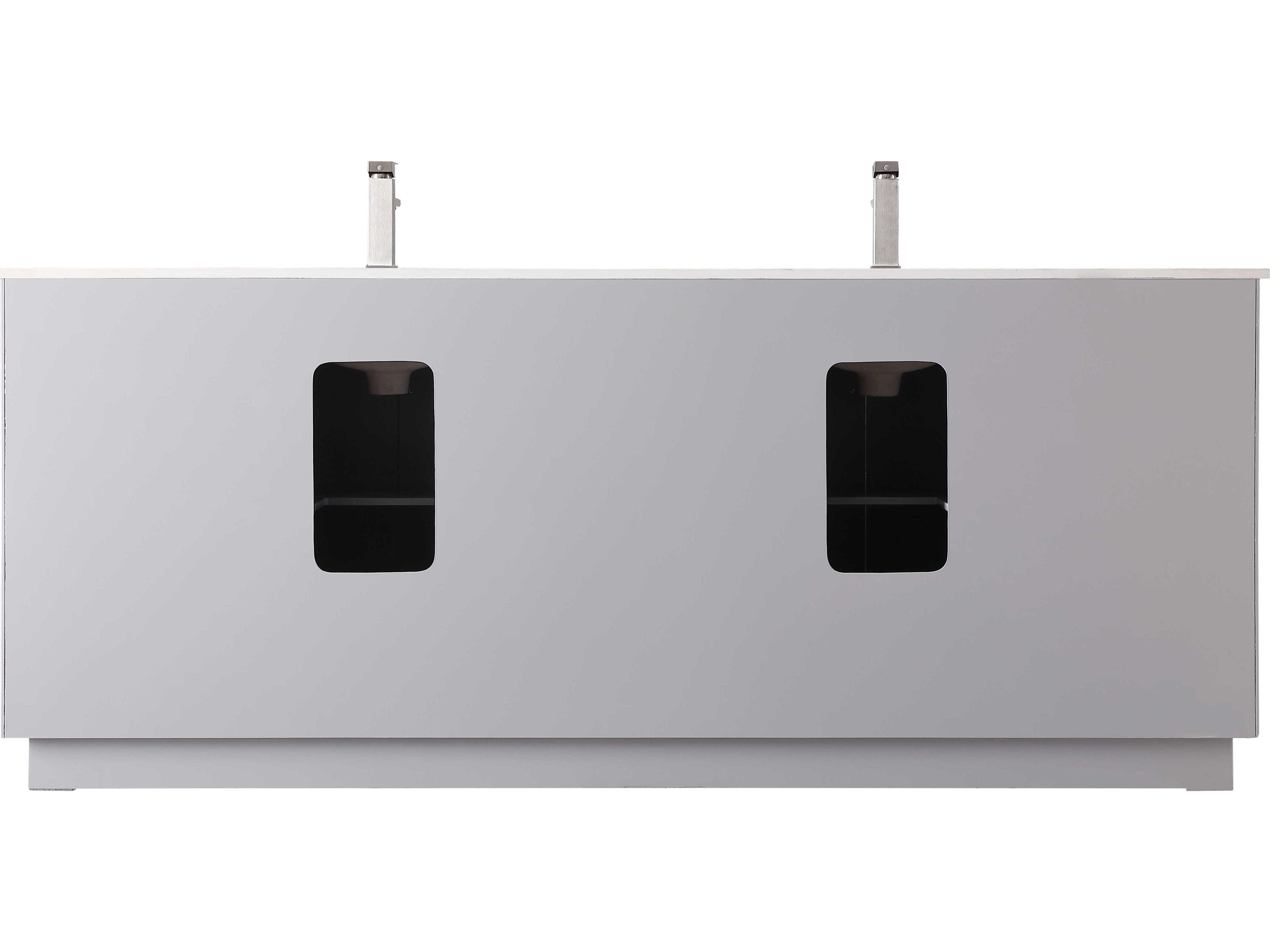 Elegant Lighting Hayes 84" Grey Vanity