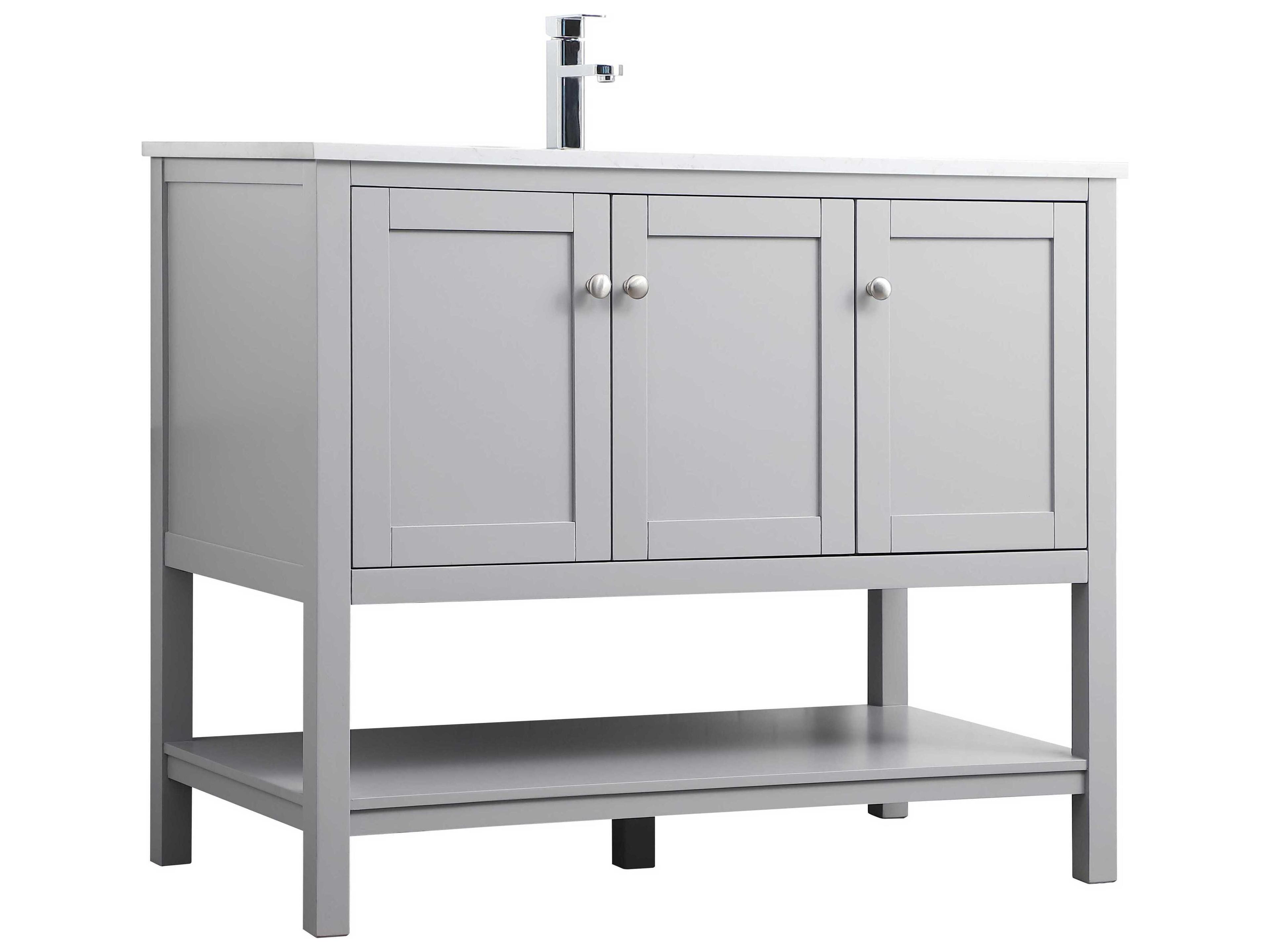 Elegant Lighting Heath Grey Vanity