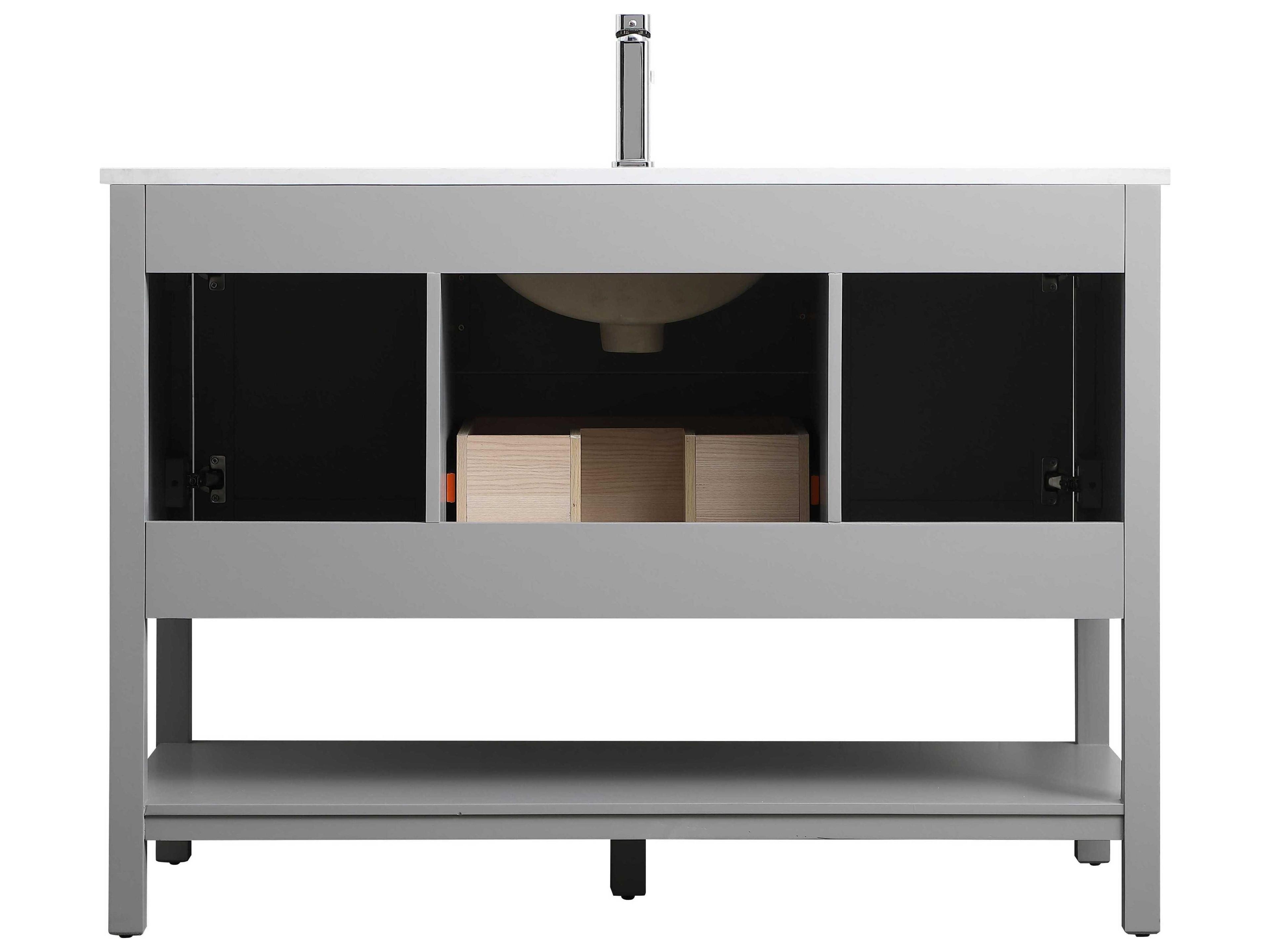 Elegant Lighting Heath Grey Vanity