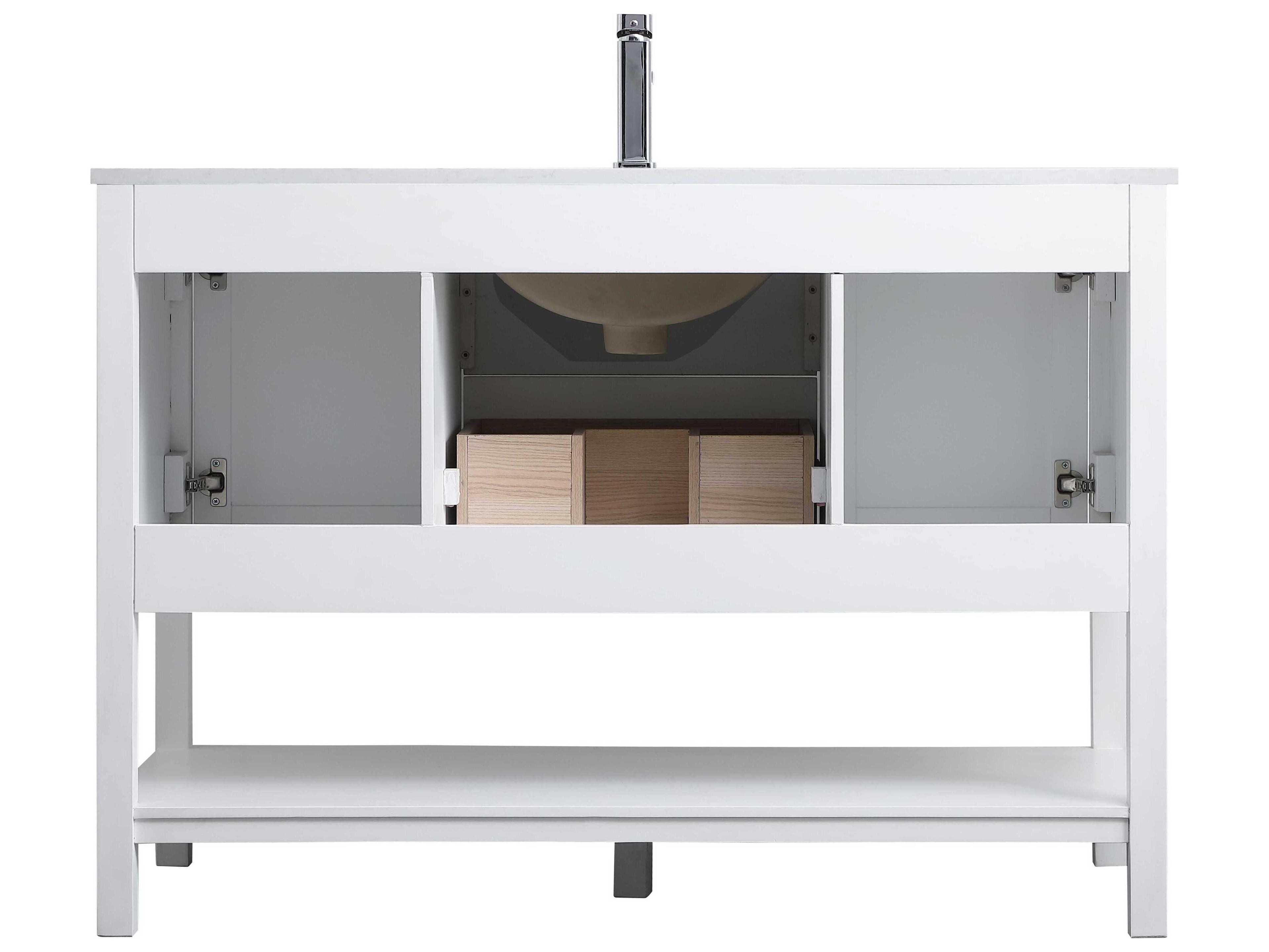 Elegant Lighting Heath White Vanity