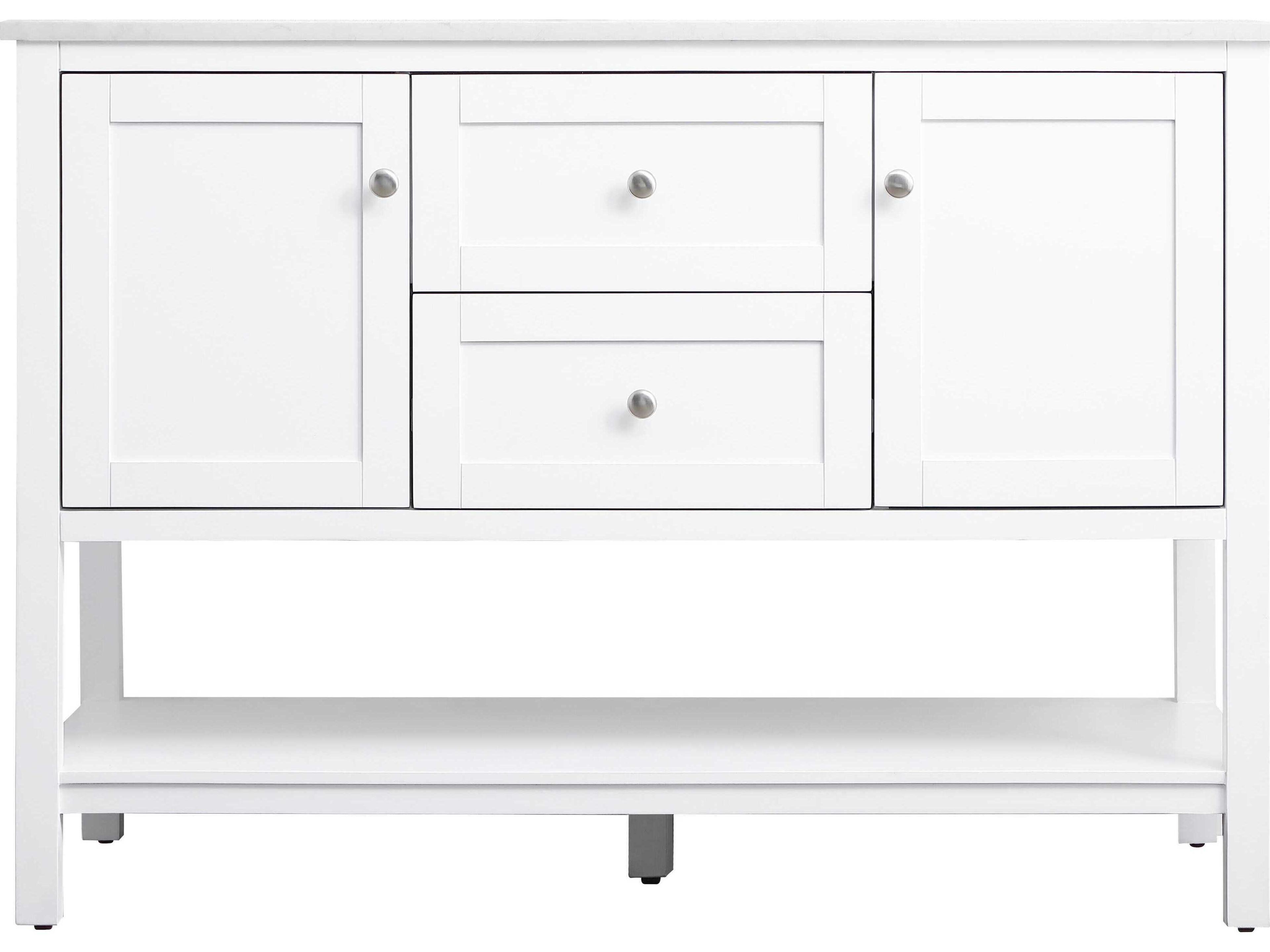 Elegant Lighting Heath White Vanity