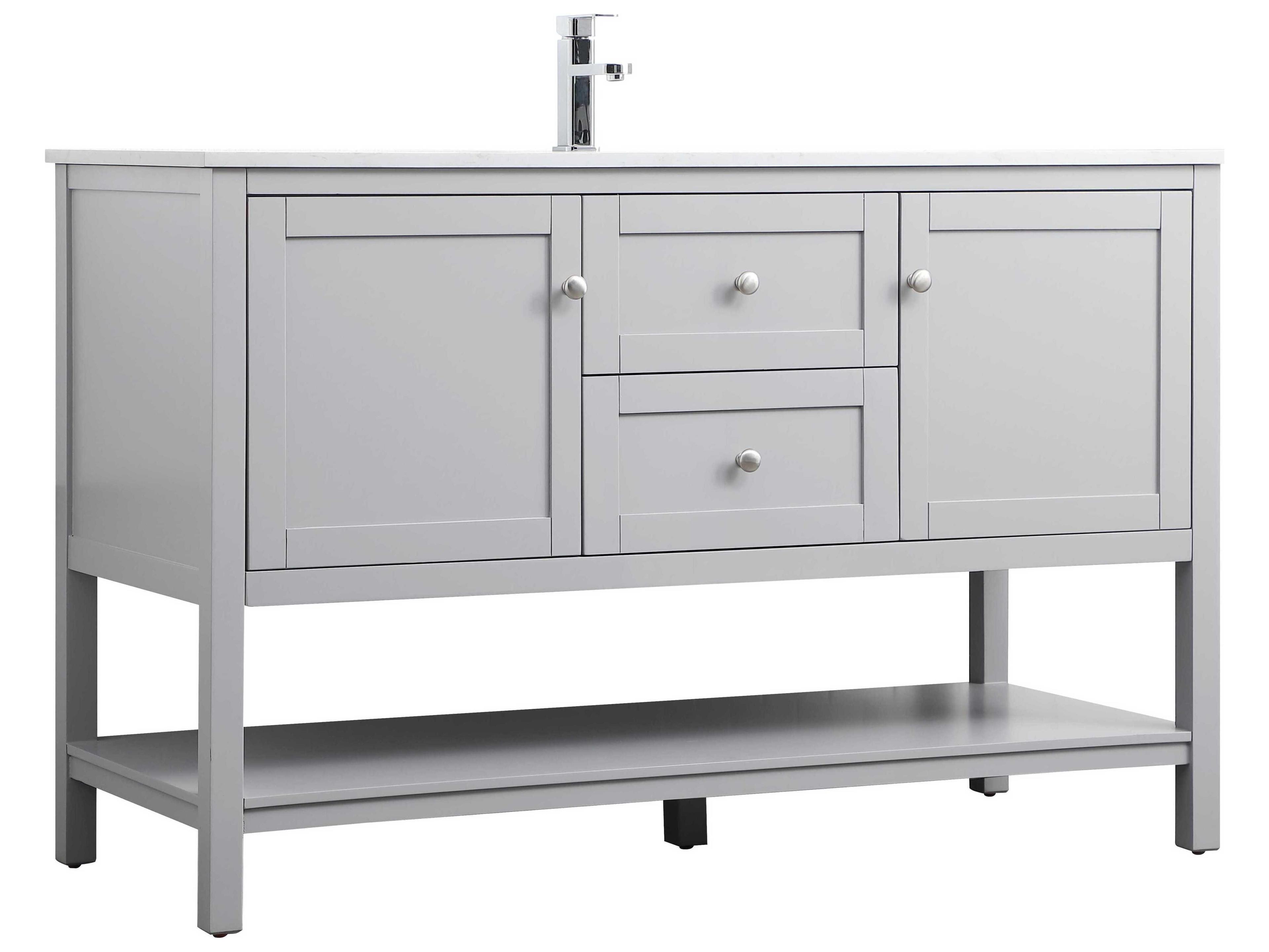 Elegant Lighting Heath Grey Vanity