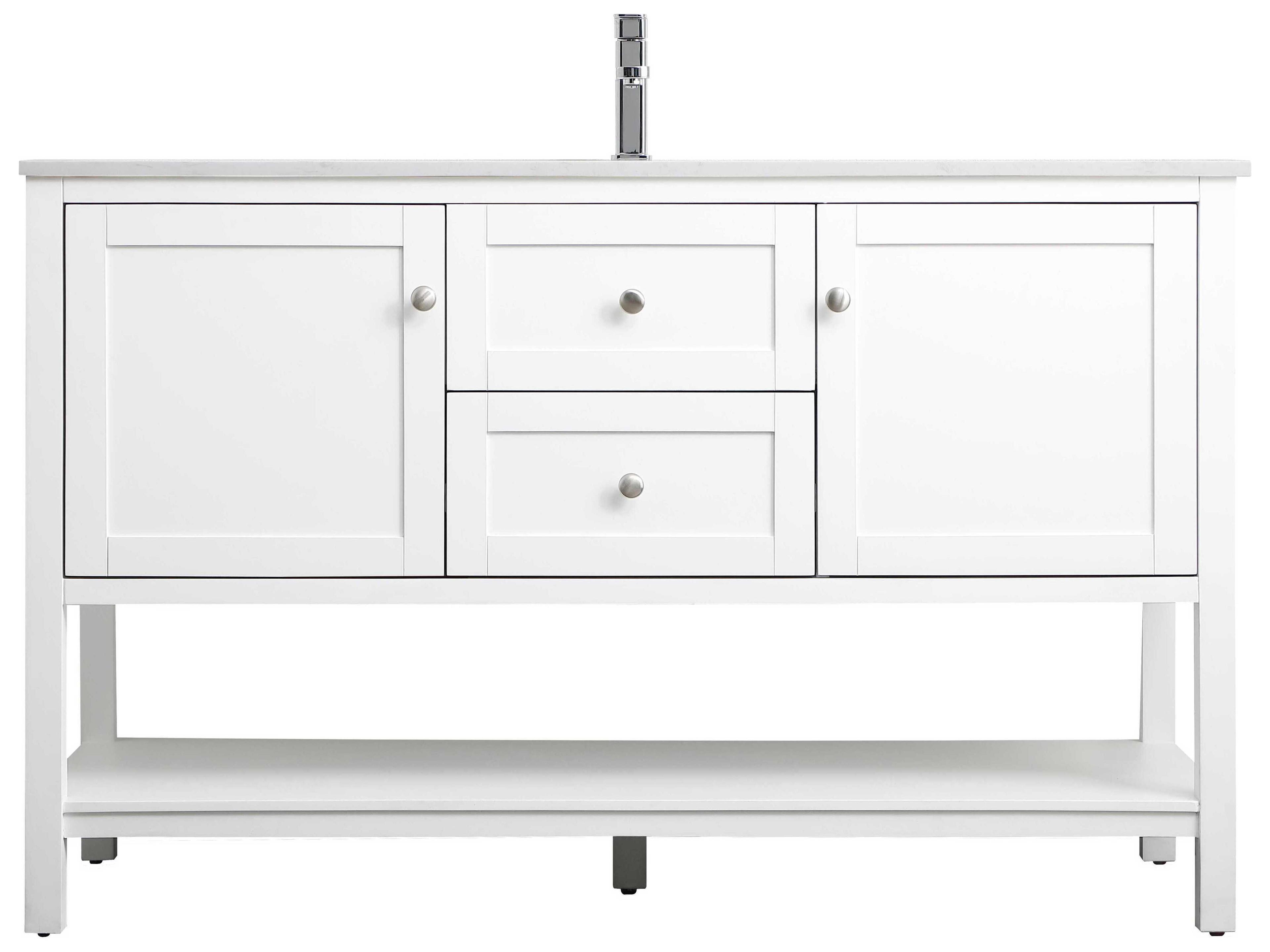 Elegant Lighting Heath White Vanity