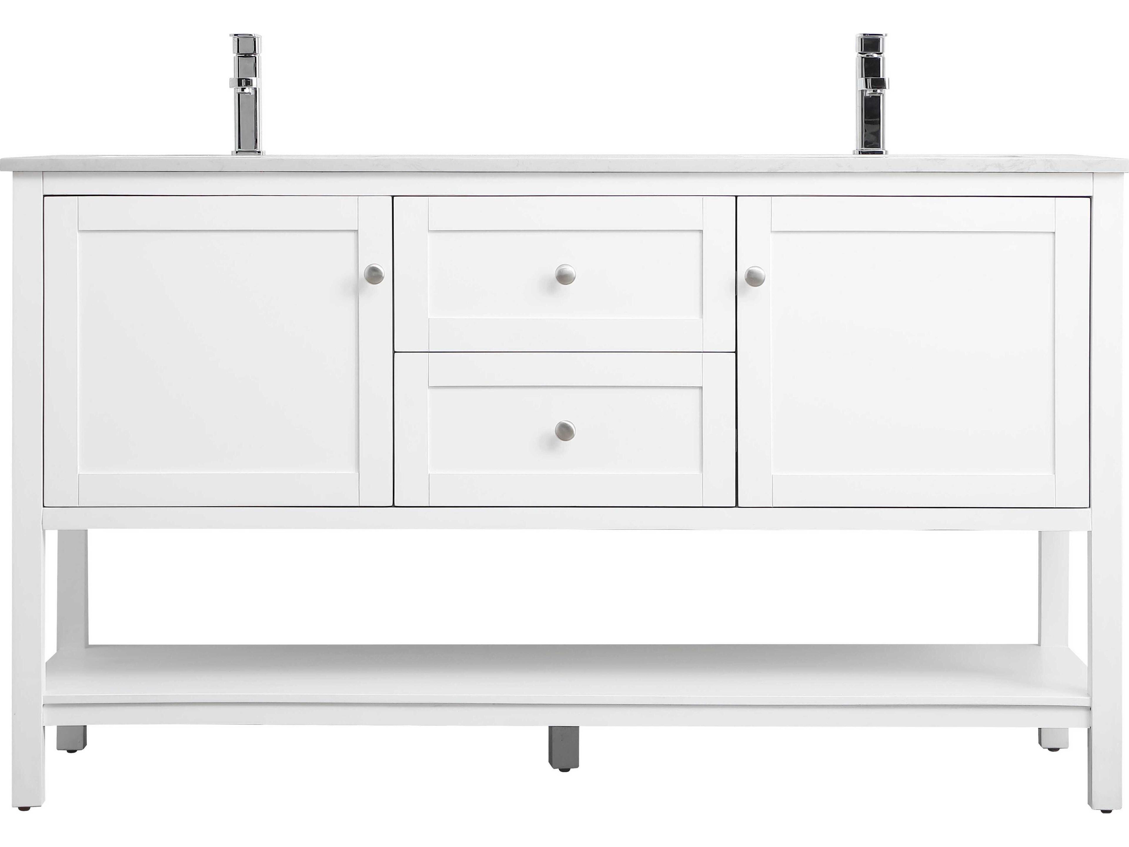 Elegant Lighting Heath White Vanity