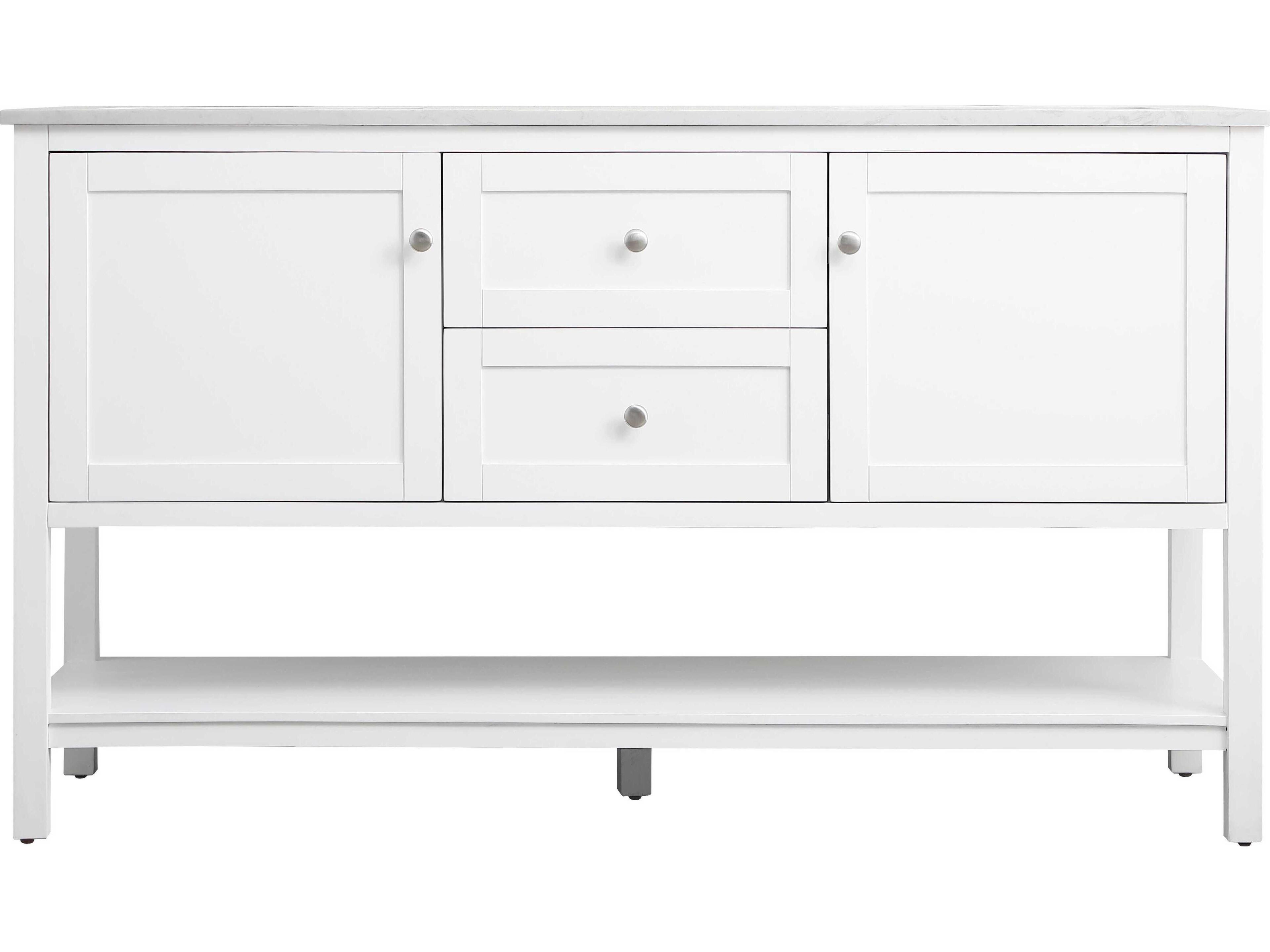 Elegant Lighting Heath White Vanity