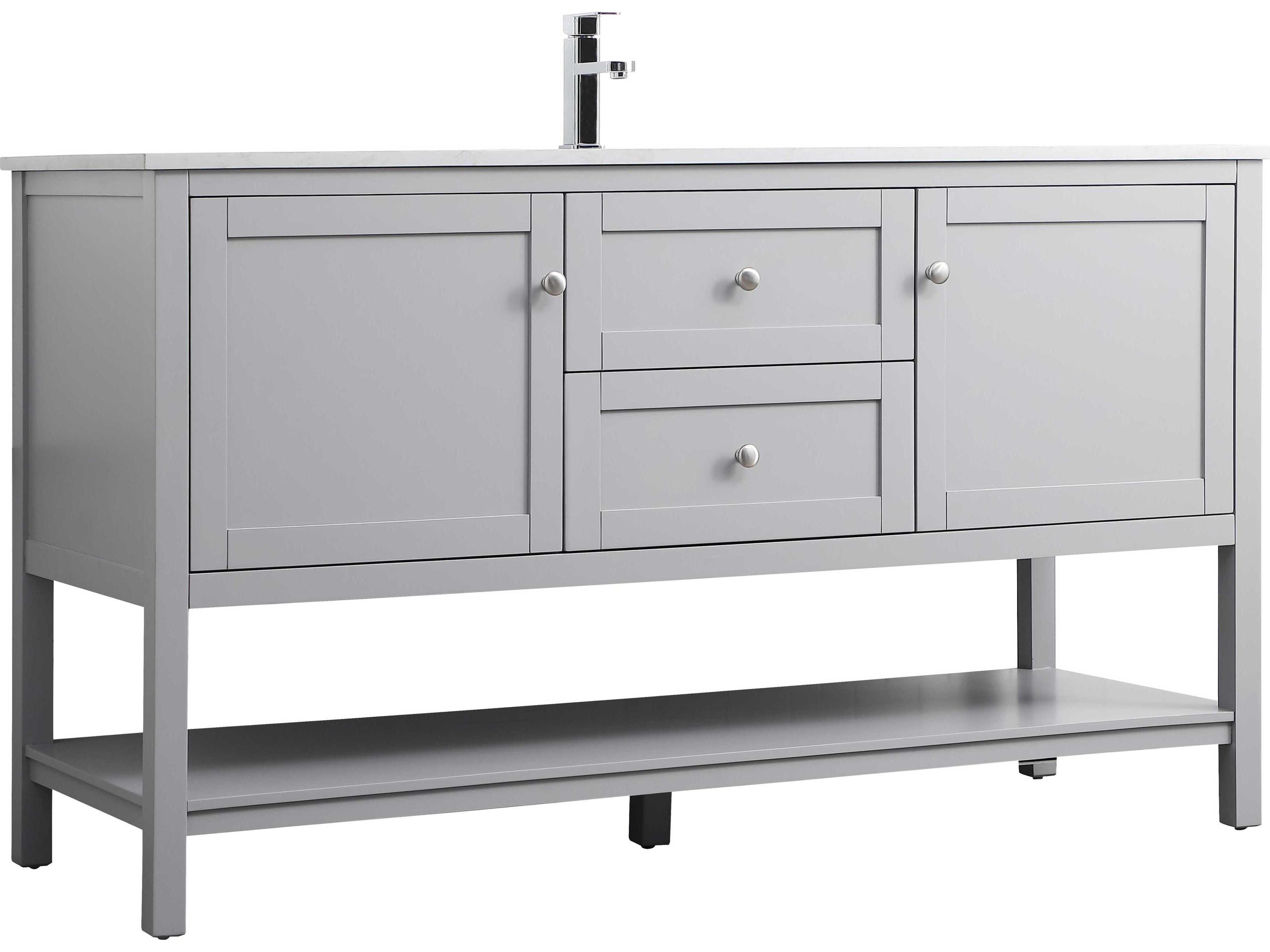 Elegant Lighting Heath Grey Vanity