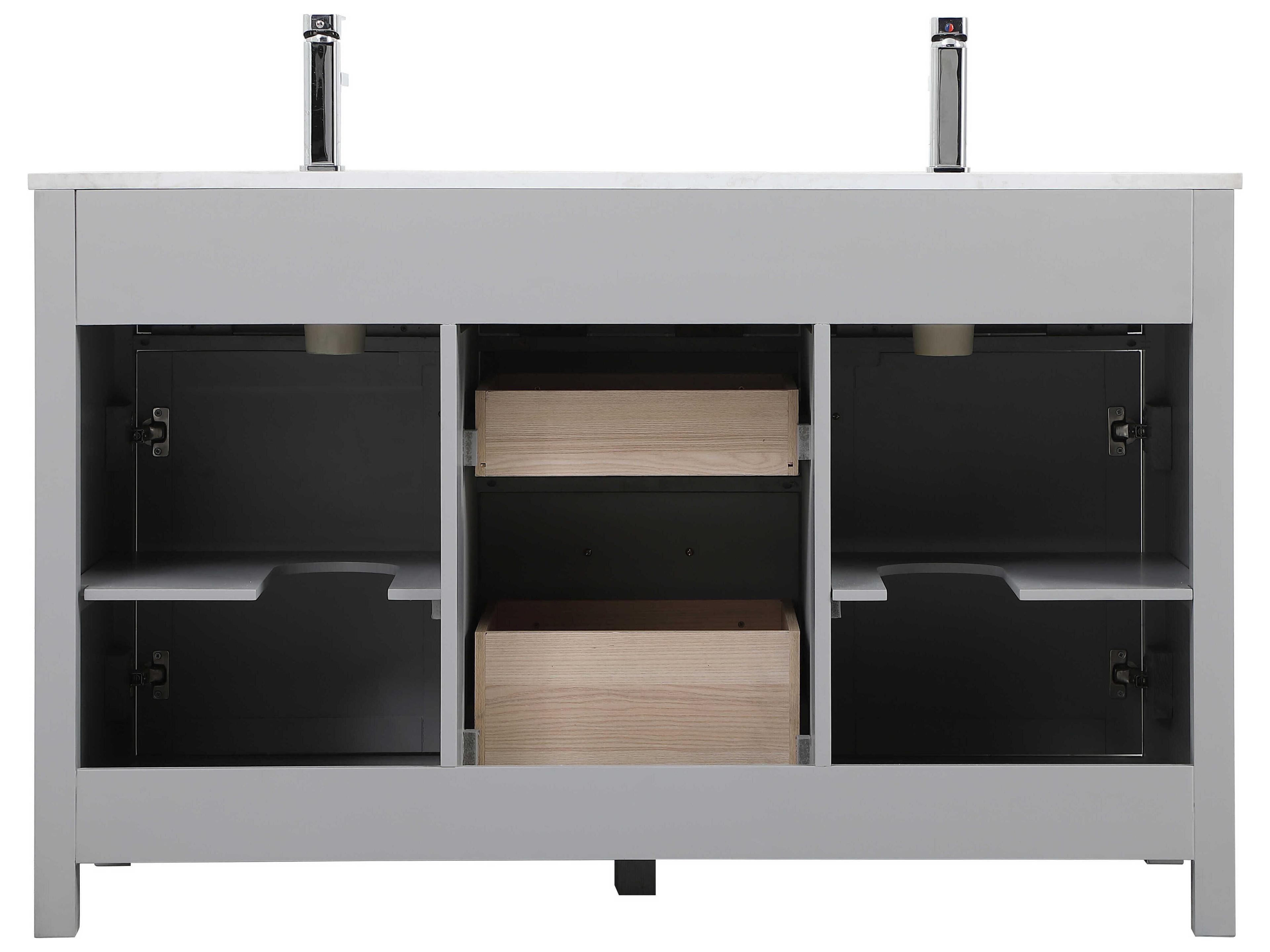 Elegant Lighting Lewis Grey Vanity