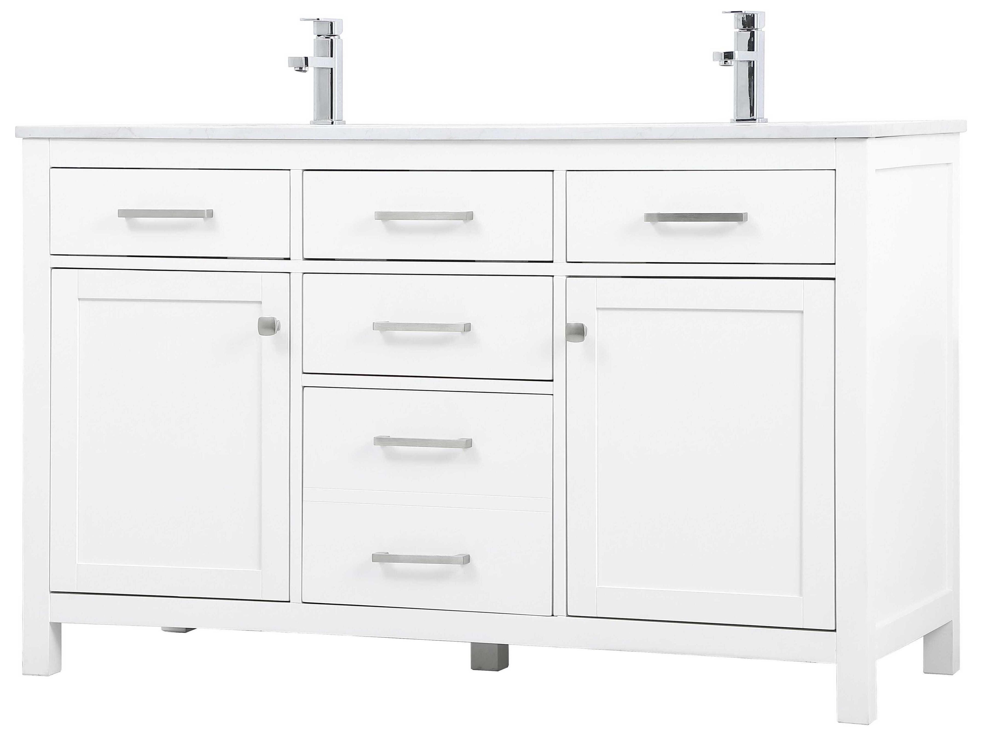 Elegant Lighting Lewis White Vanity