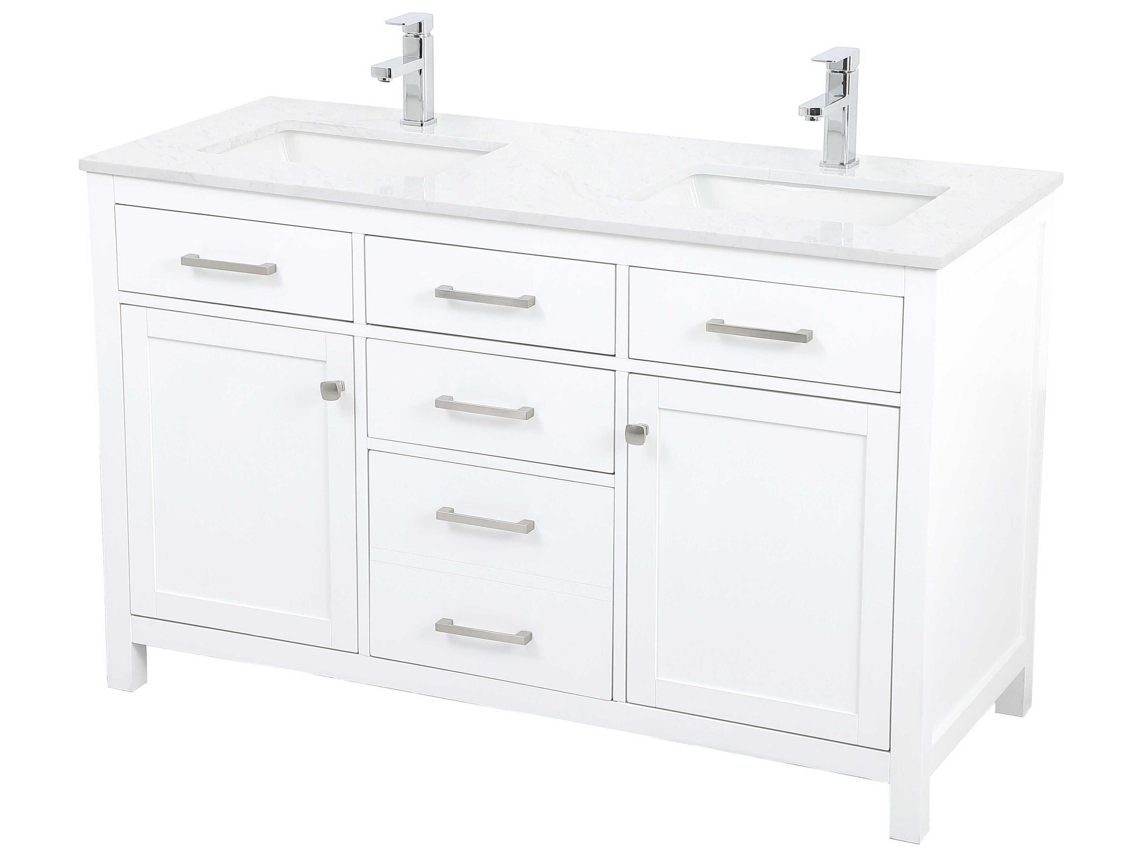 Elegant Lighting Lewis White Vanity