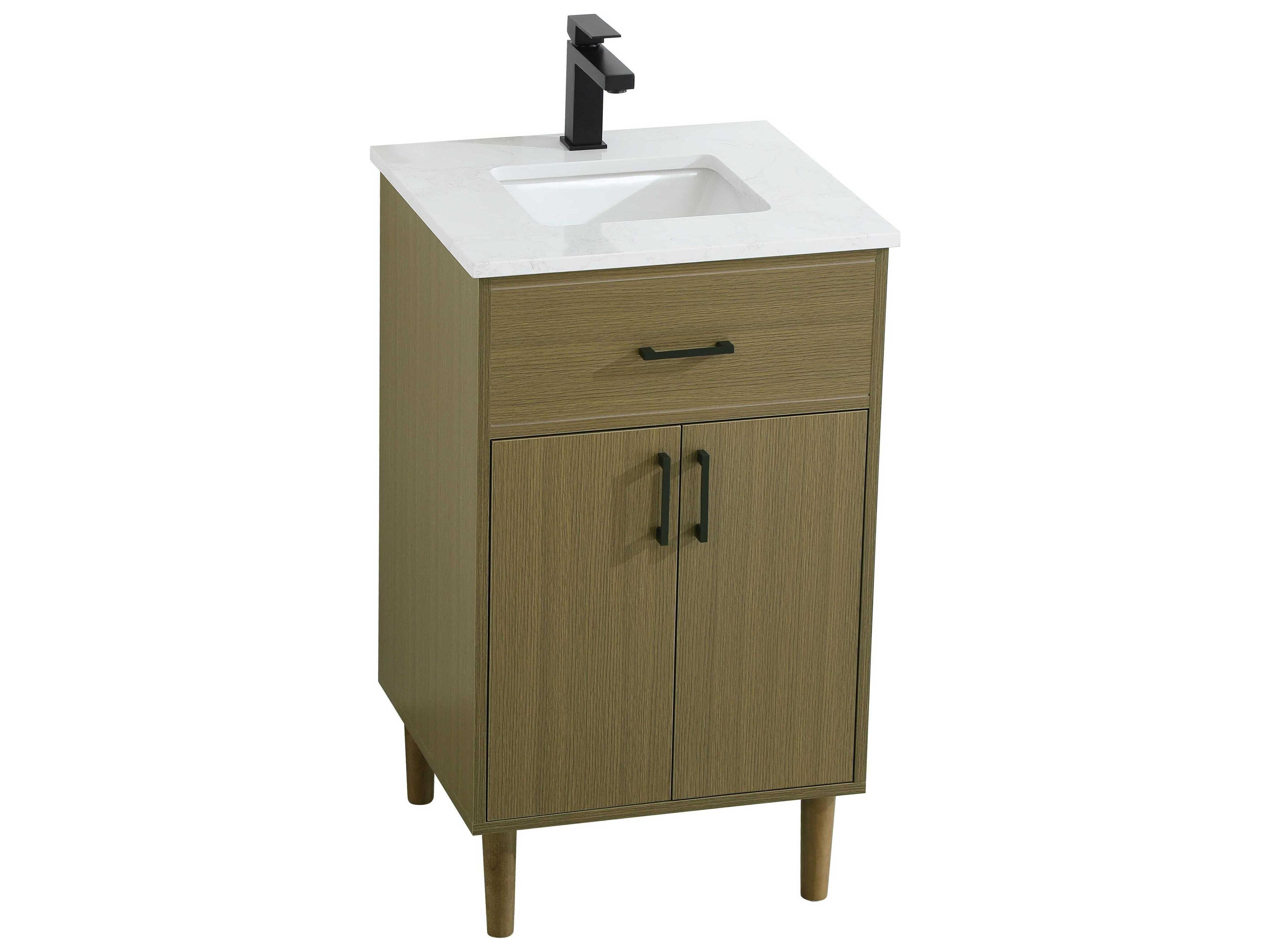 Elegant Lighting Chandler Chestnut Brown 20" Vanity