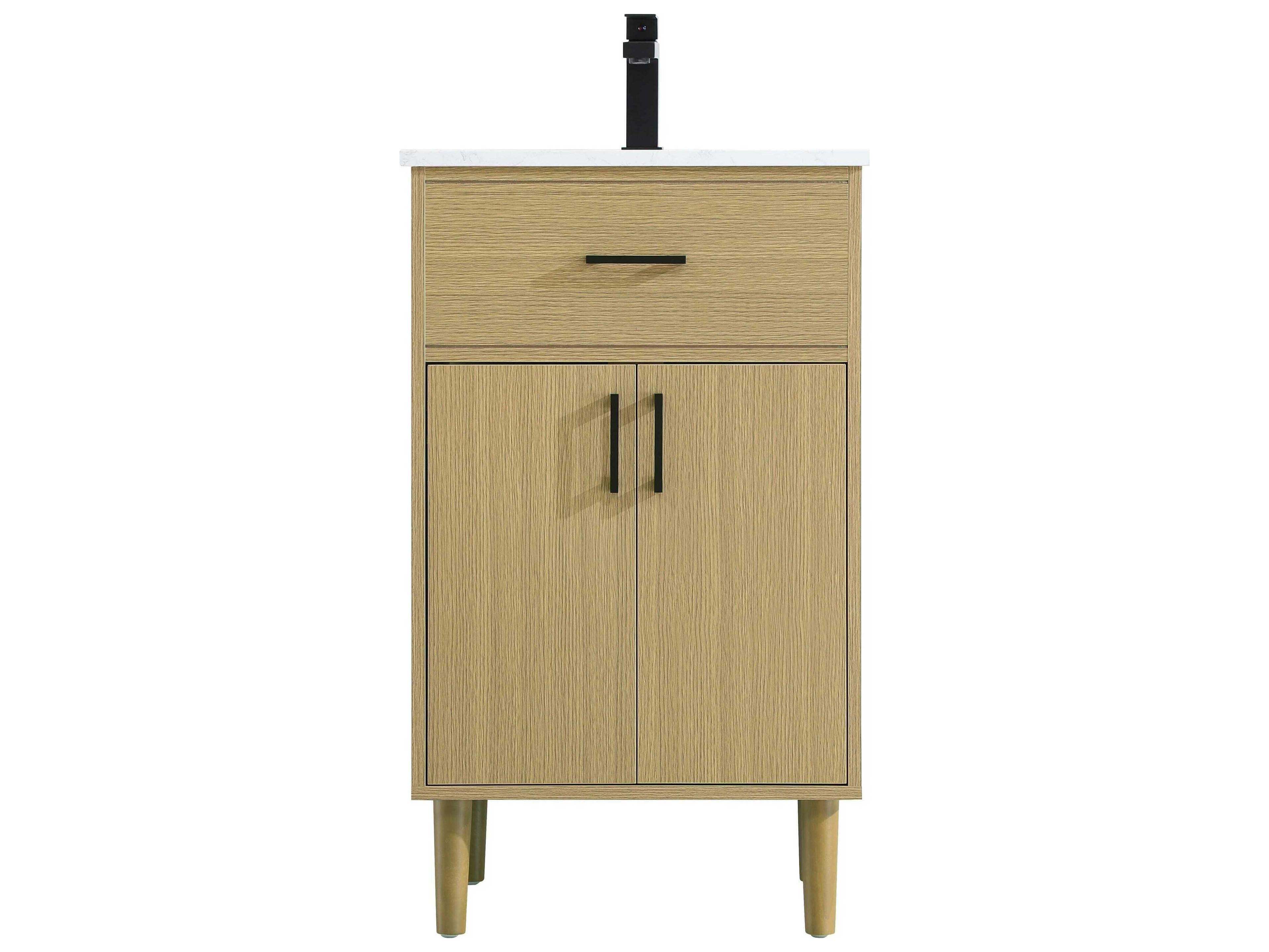 Elegant Lighting Chandler Honey Brown 20" Vanity