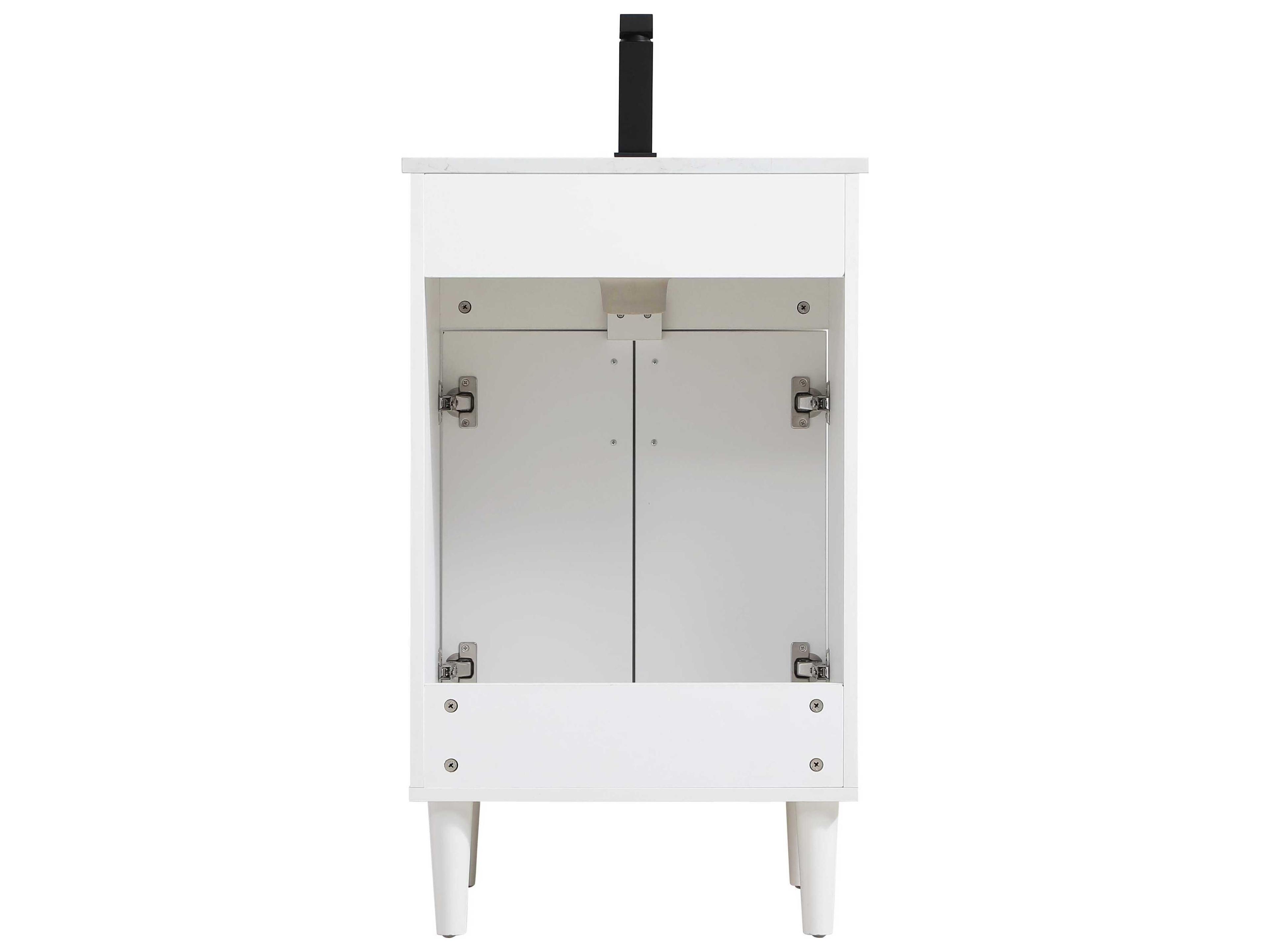 Elegant Lighting Chandler White 20" Vanity