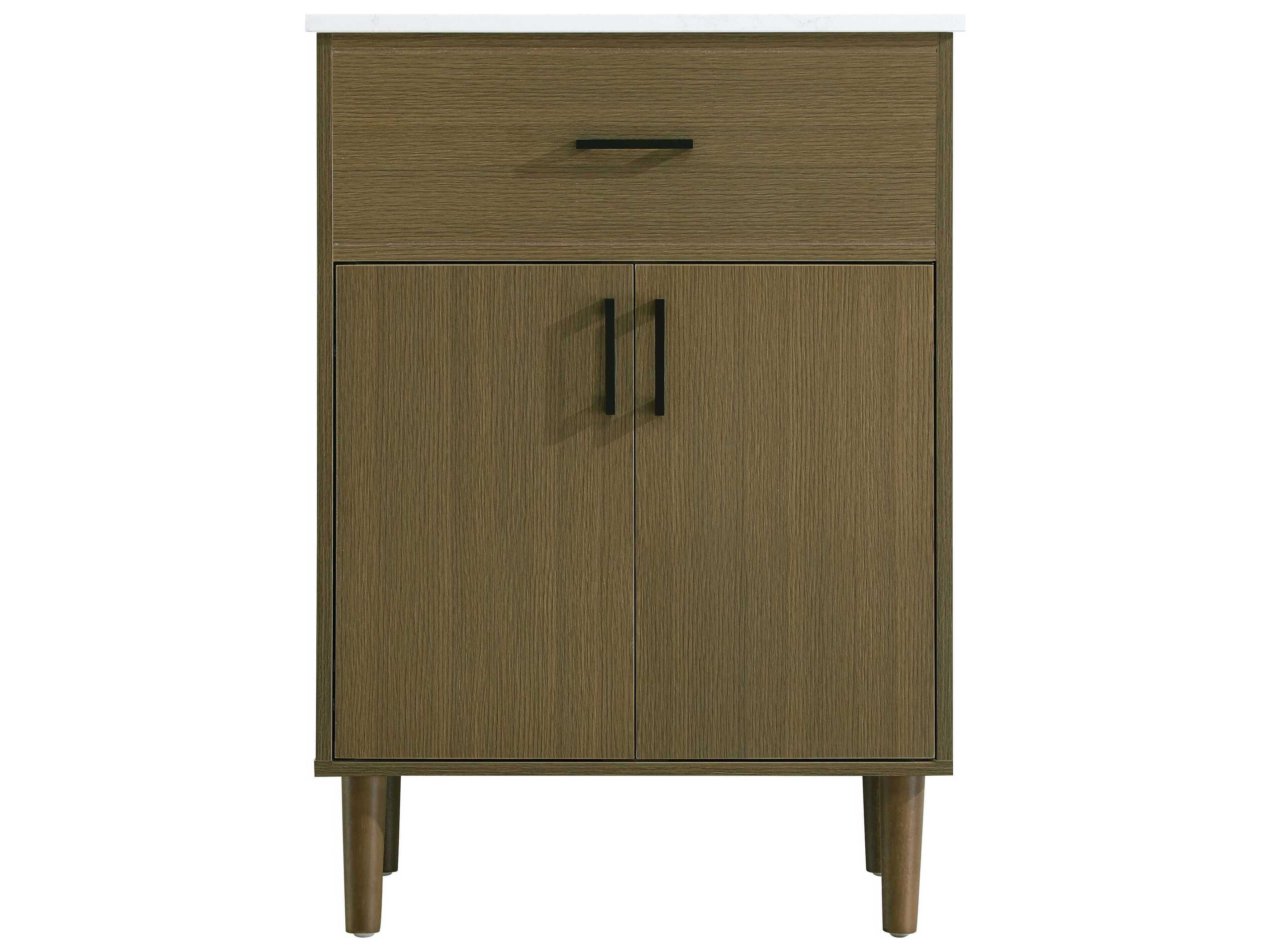 Elegant Lighting Chandler Chestnut Brown 24" Vanity