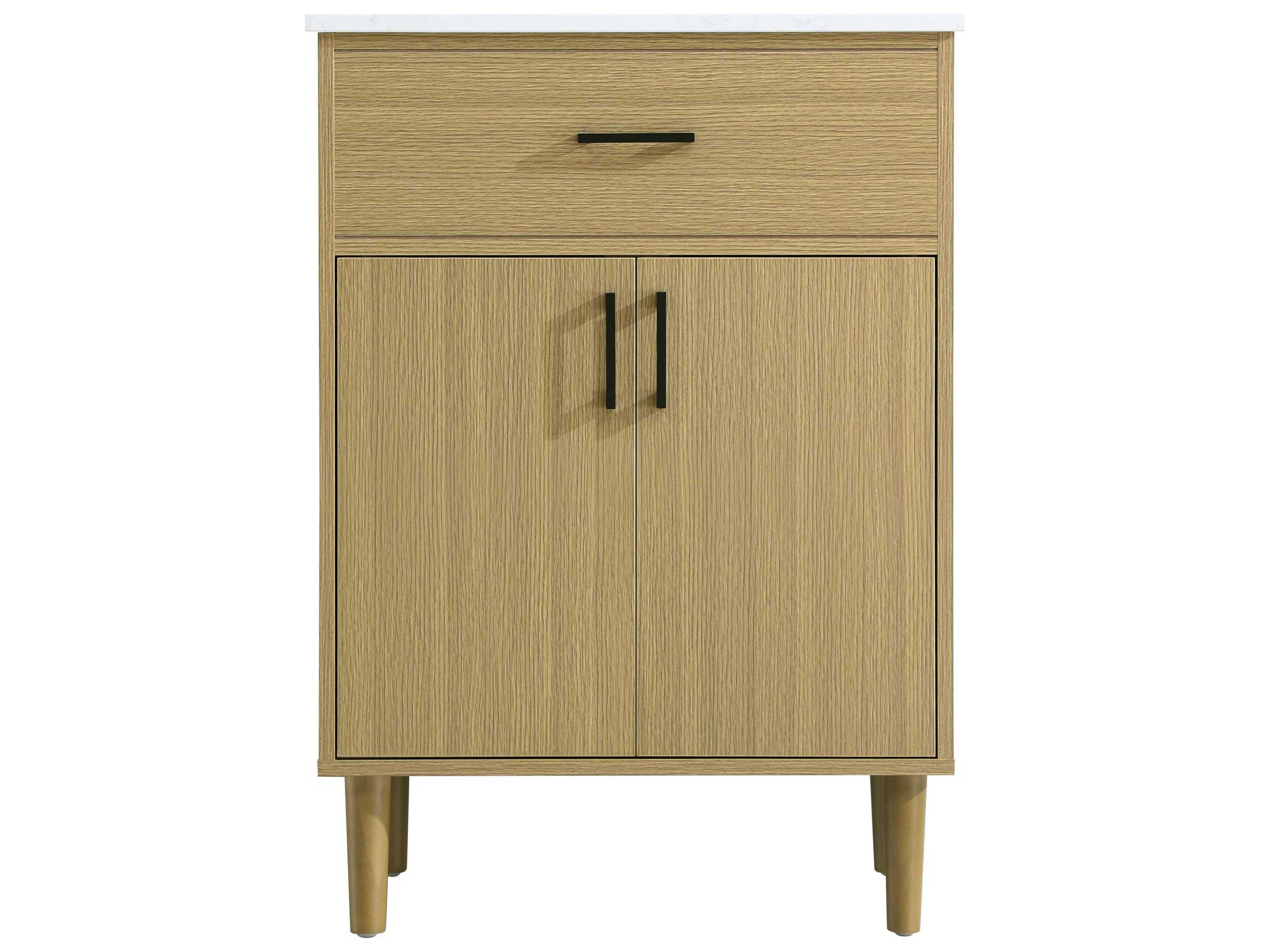 Elegant Lighting Chandler Honey Brown 24" Vanity