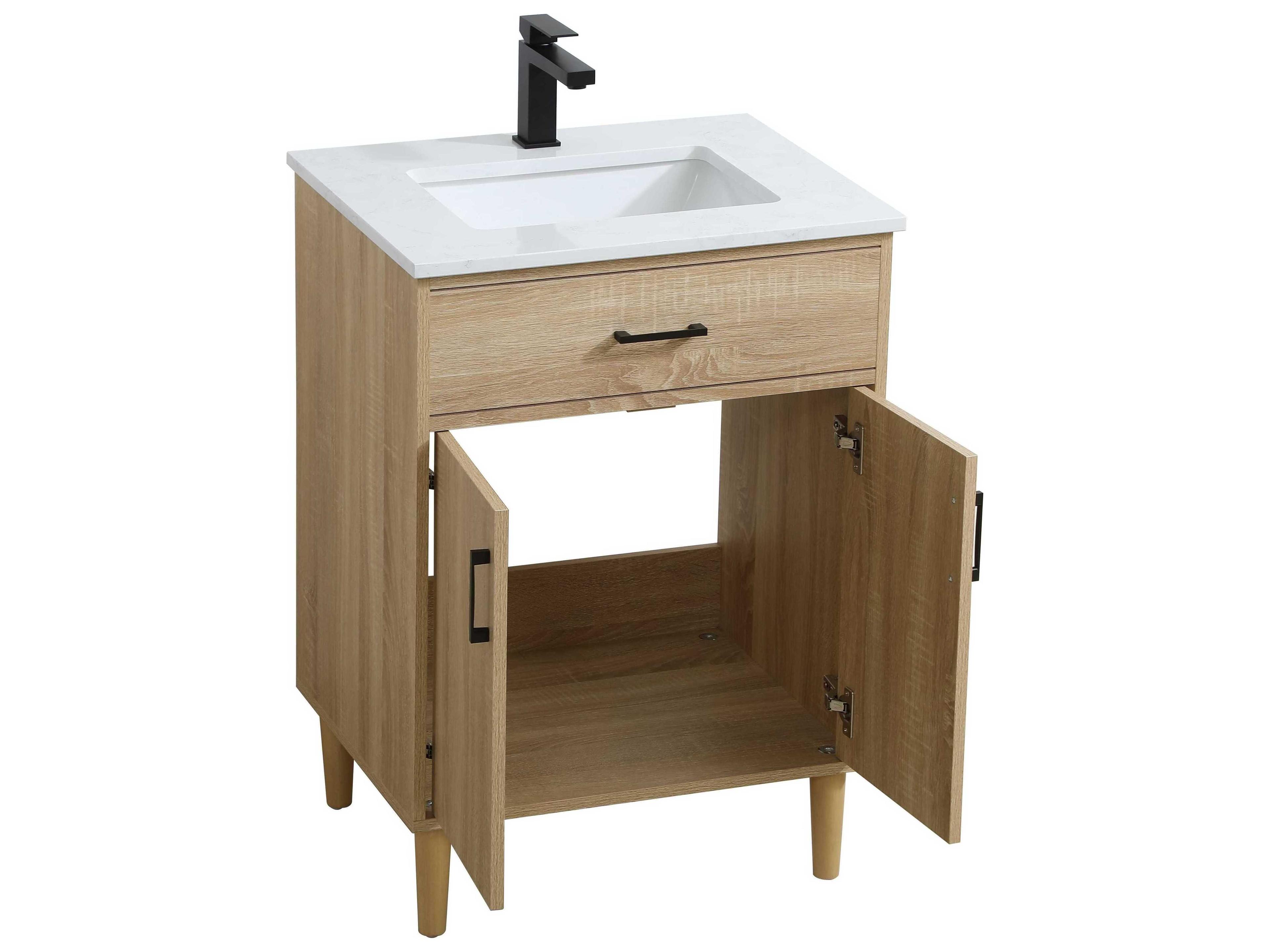 Elegant Lighting Chandler Mango Wood 24" Vanity