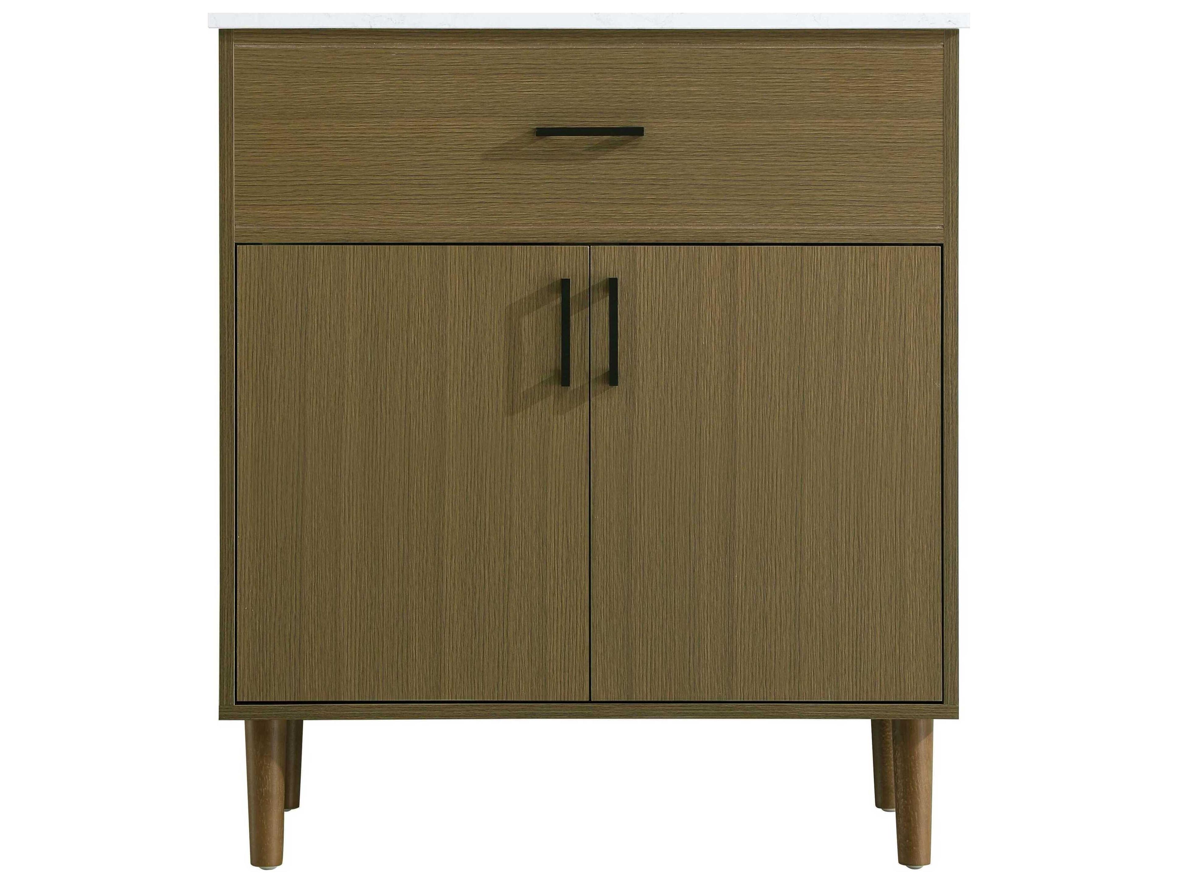 Elegant Lighting Chandler Chestnut Brown 30" Vanity