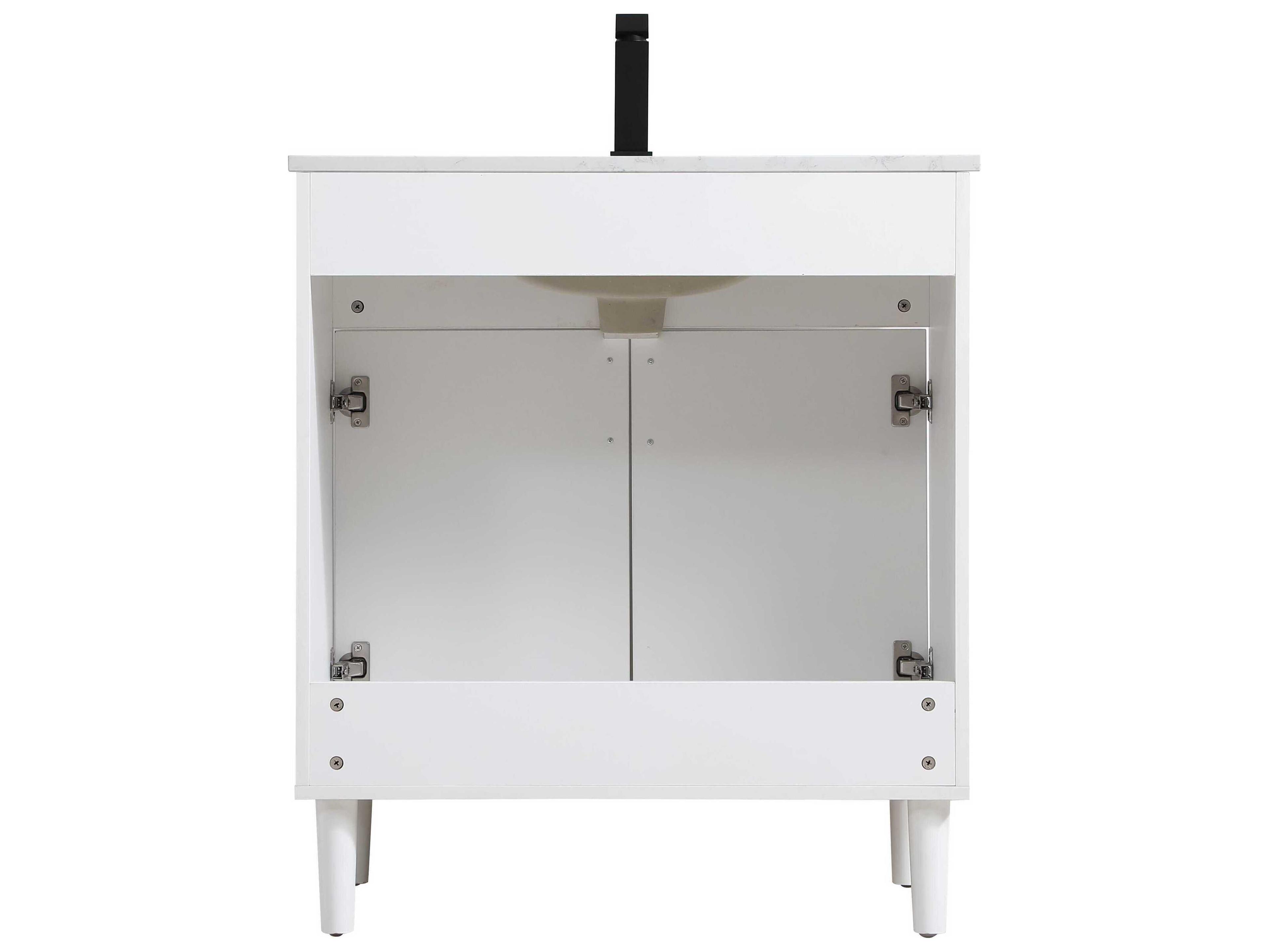 Elegant Lighting Chandler White 30" Vanity