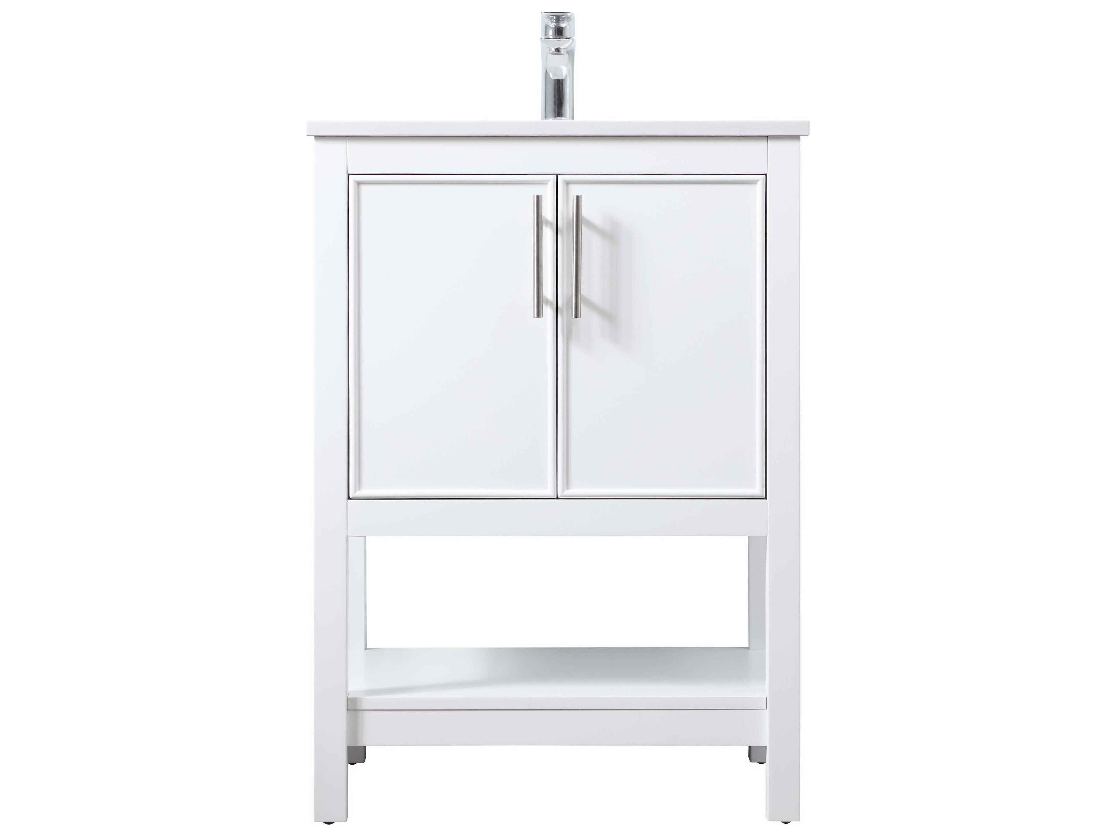 Elegant Lighting Everett White Vanity