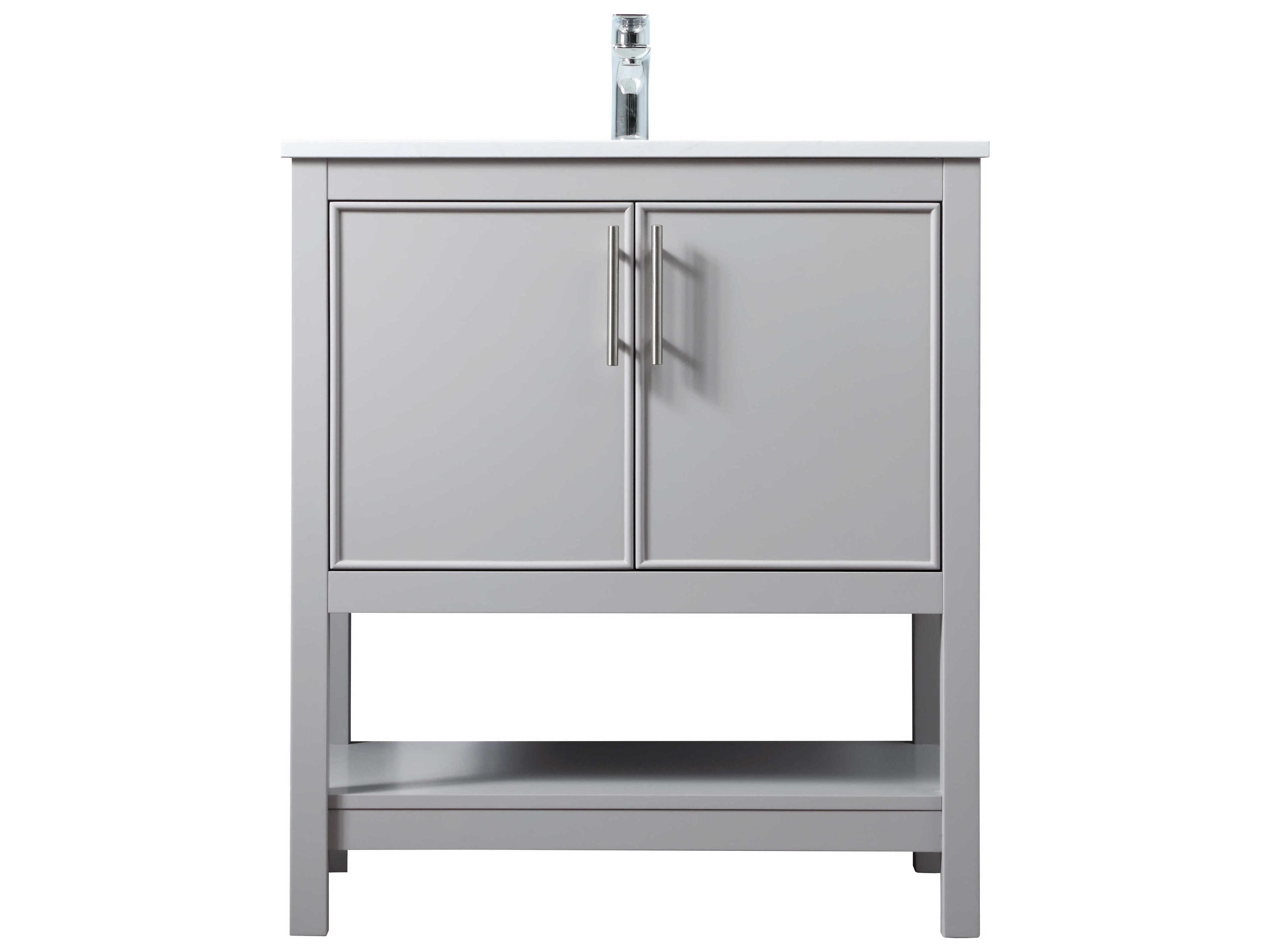 Elegant Lighting Everett Grey Vanity
