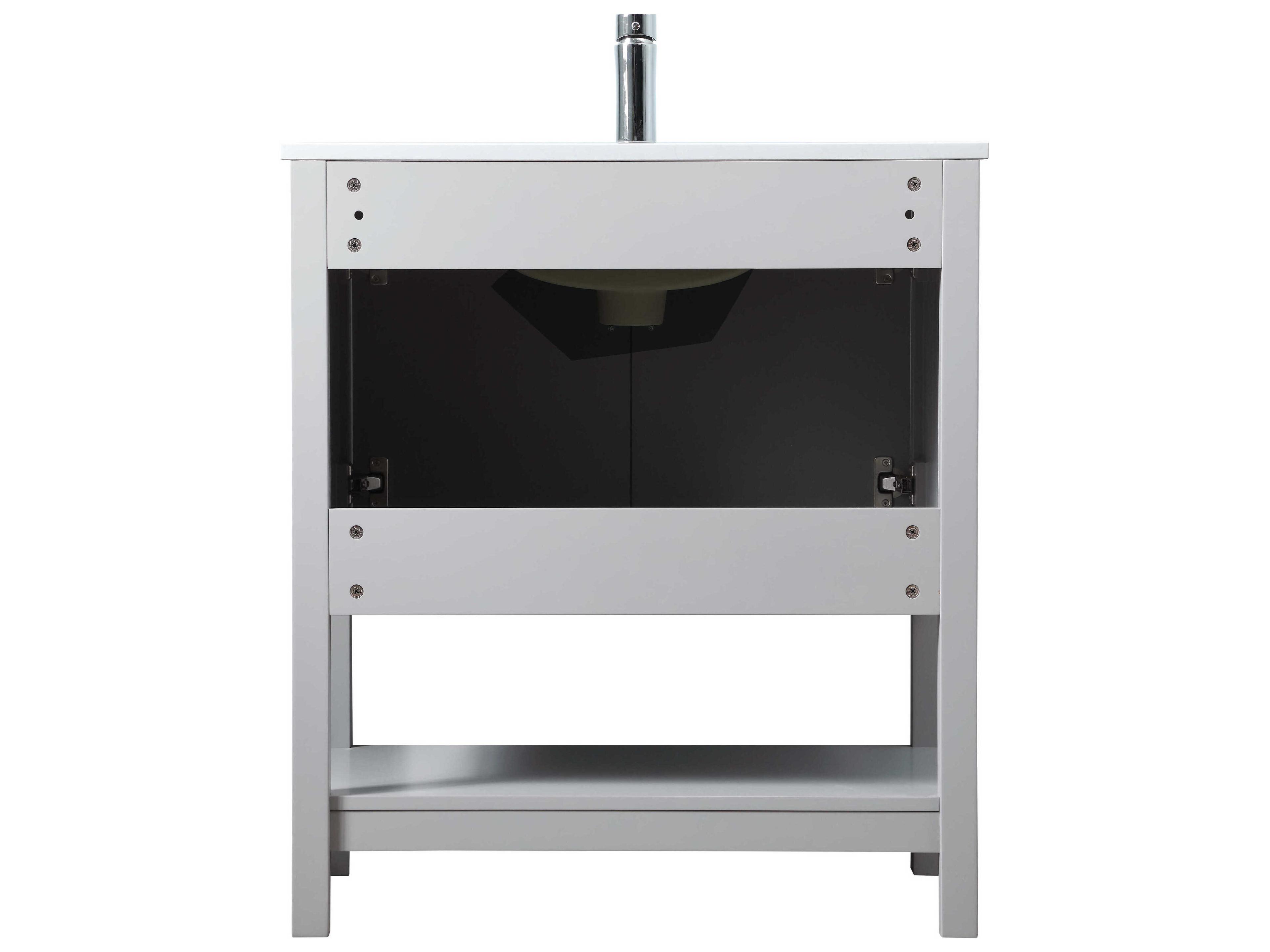 Elegant Lighting Everett Grey Vanity