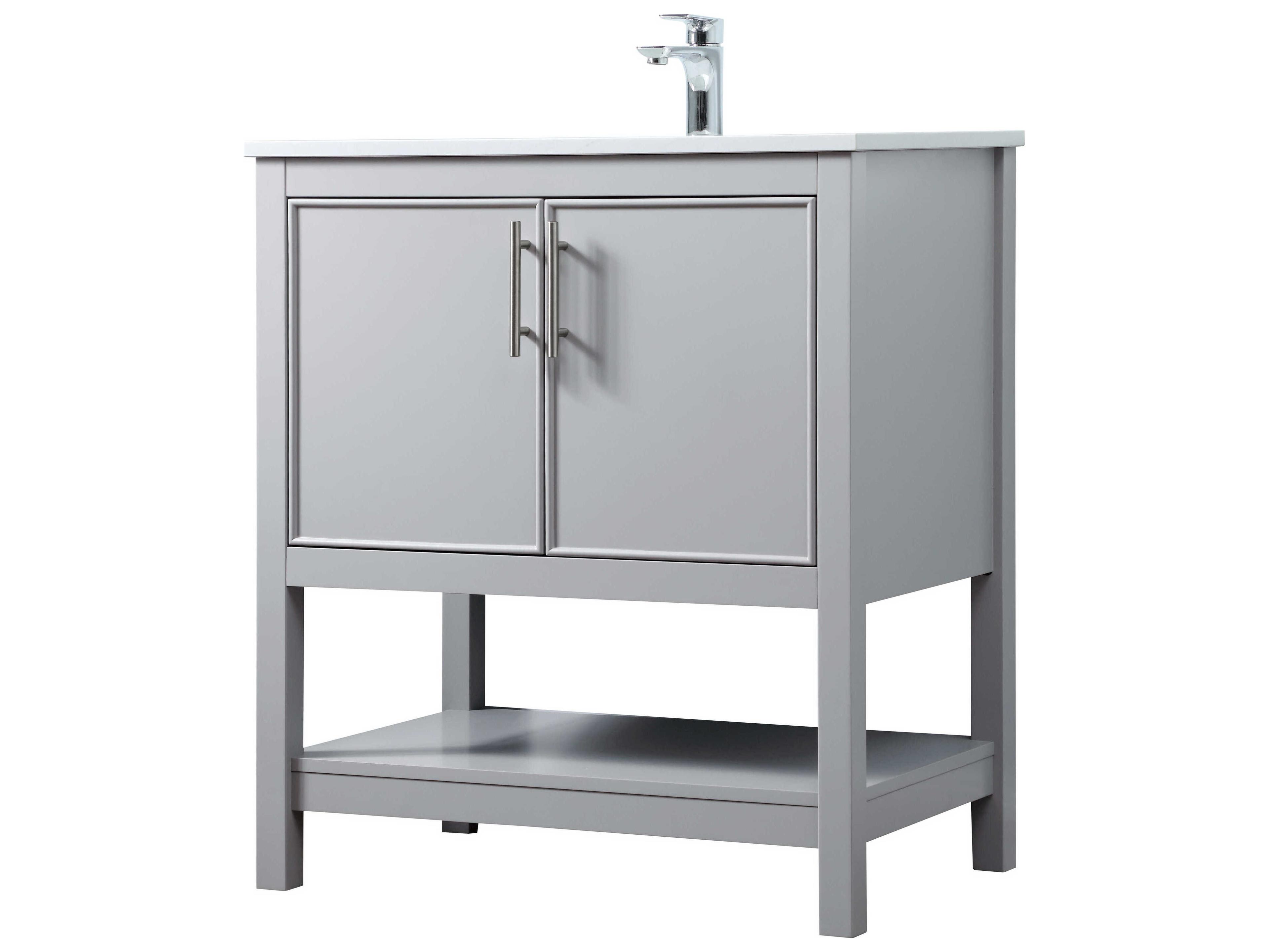 Elegant Lighting Everett Grey Vanity