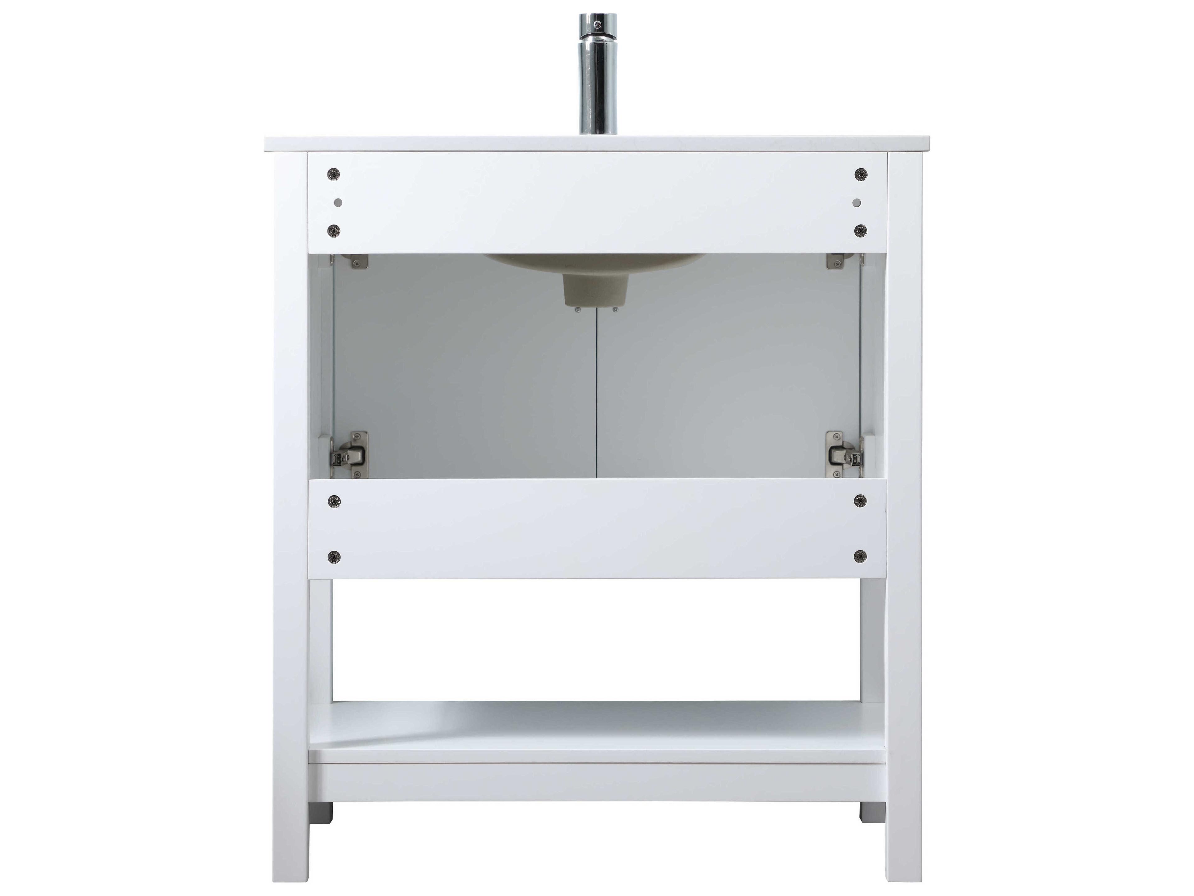 Elegant Lighting Everett White Vanity