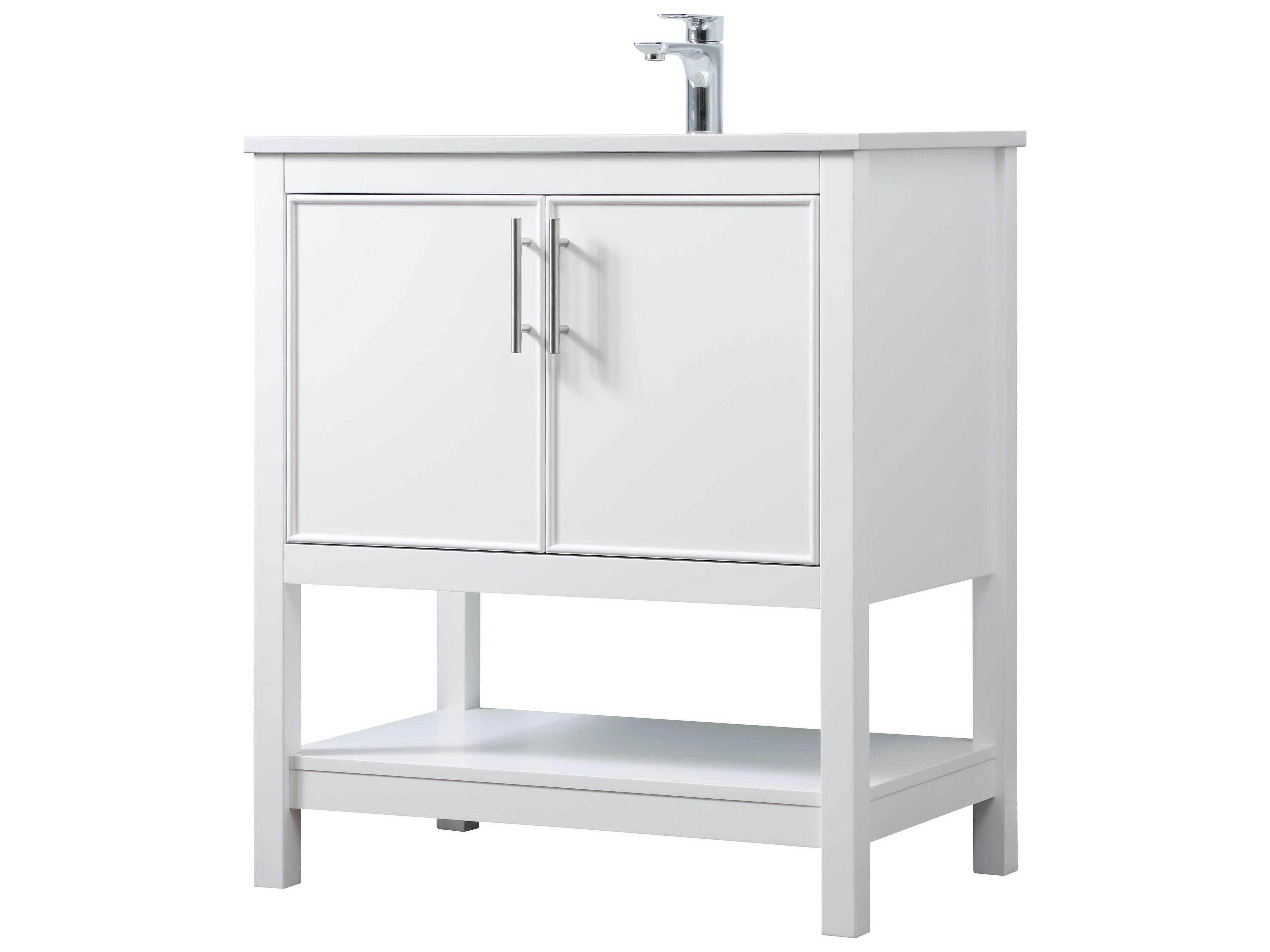 Elegant Lighting Everett White Vanity