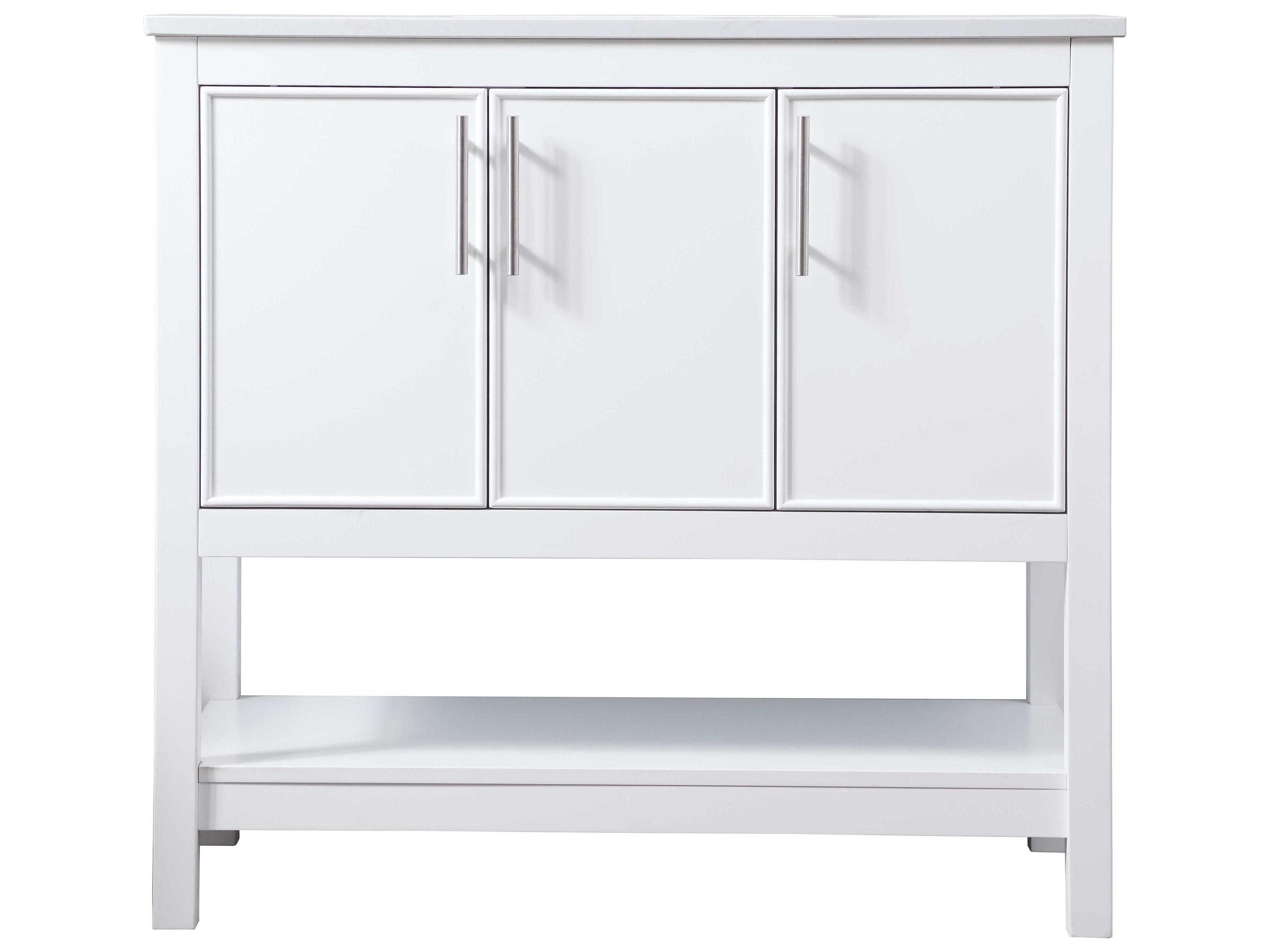 Elegant Lighting Everett White Vanity