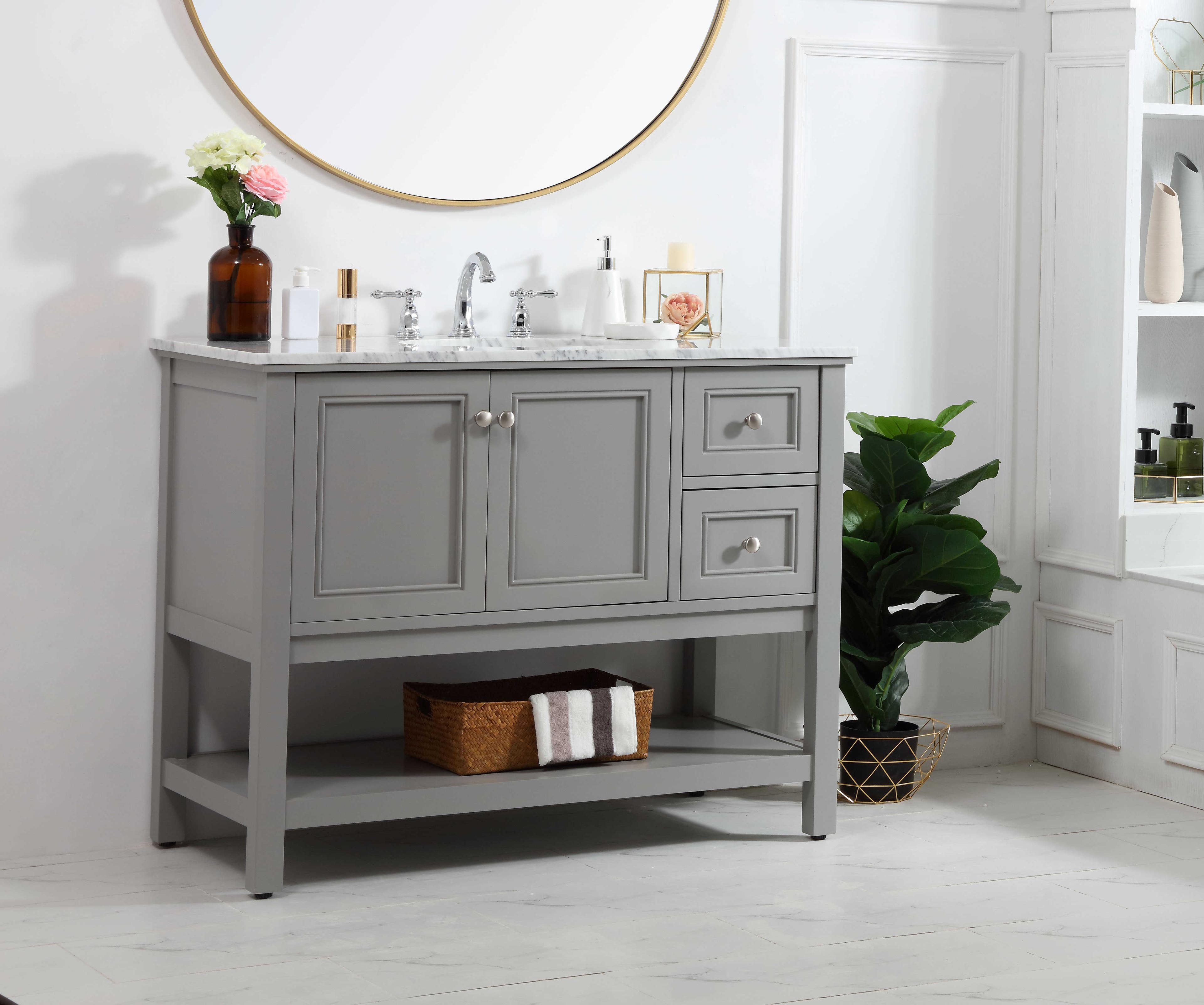 Elegant Lighting Metropolis Grey 42" Vanity