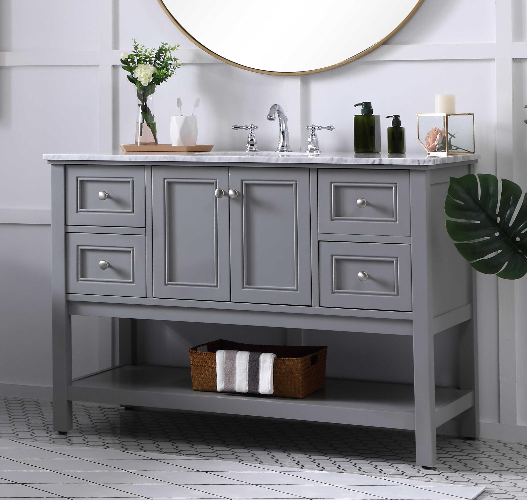 Elegant Lighting Metropolis Grey 48" Vanity
