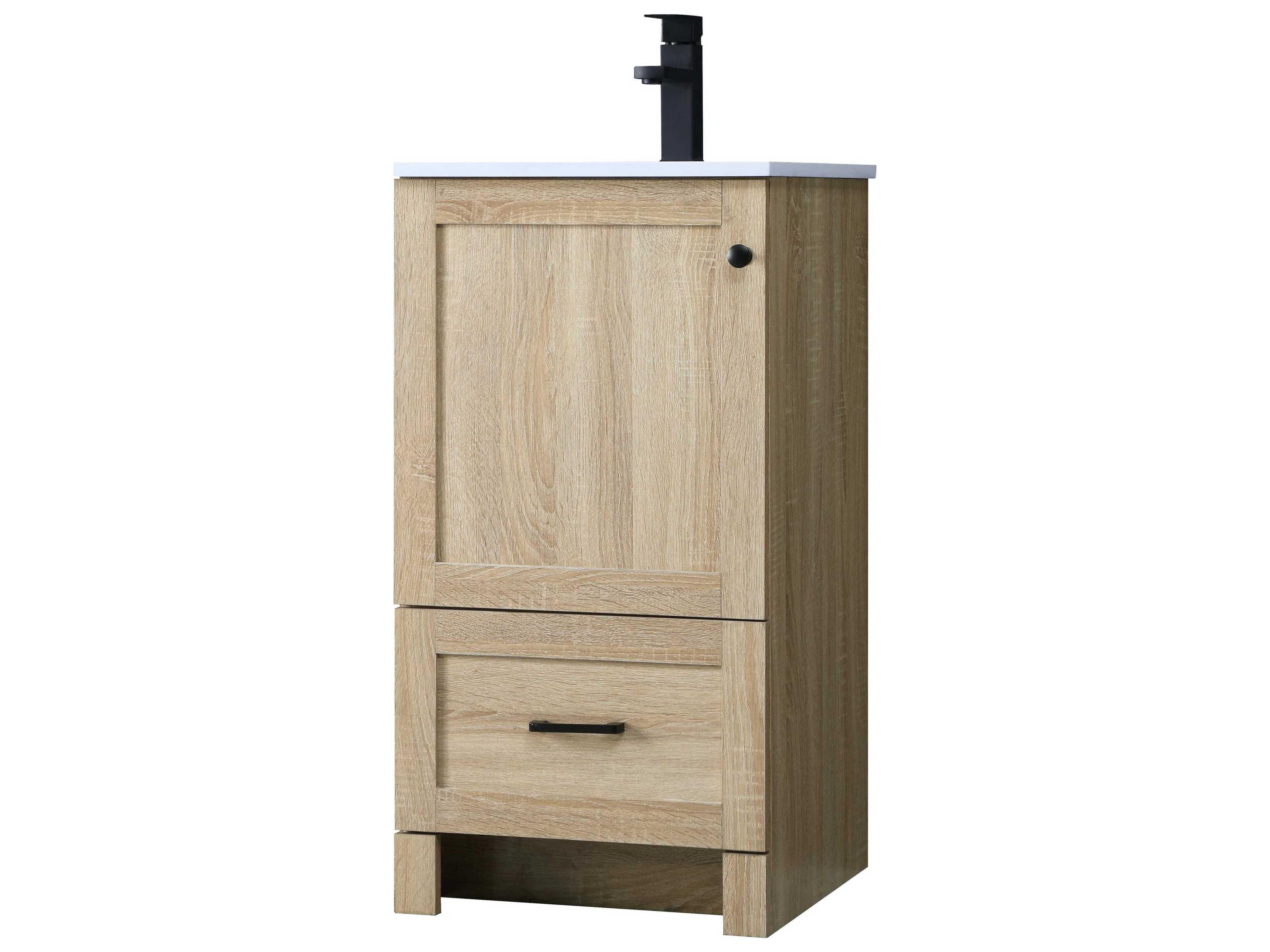 Elegant Lighting Soma 18" Mango Wood Vanity