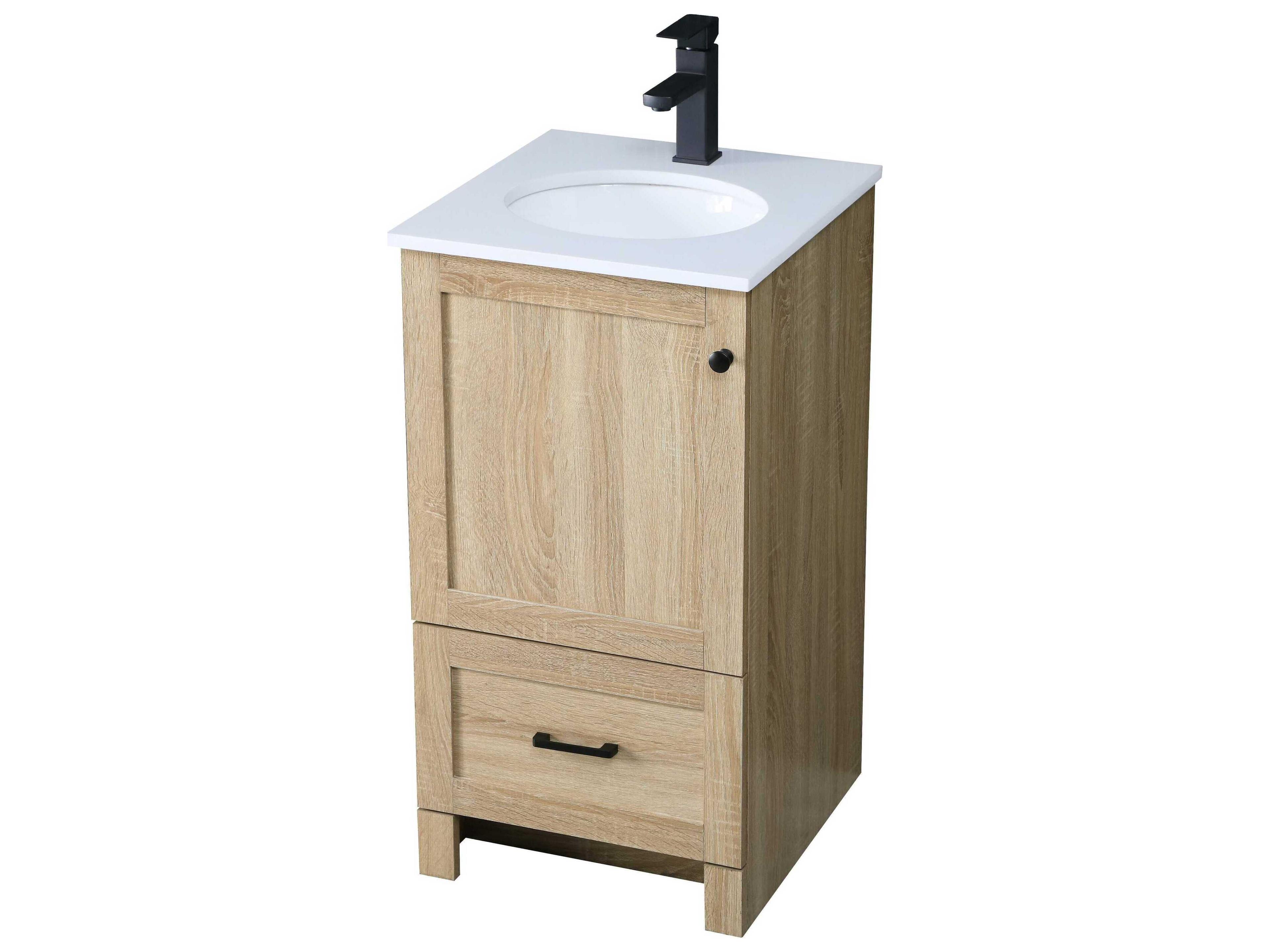 Elegant Lighting Soma 18" Mango Wood Vanity