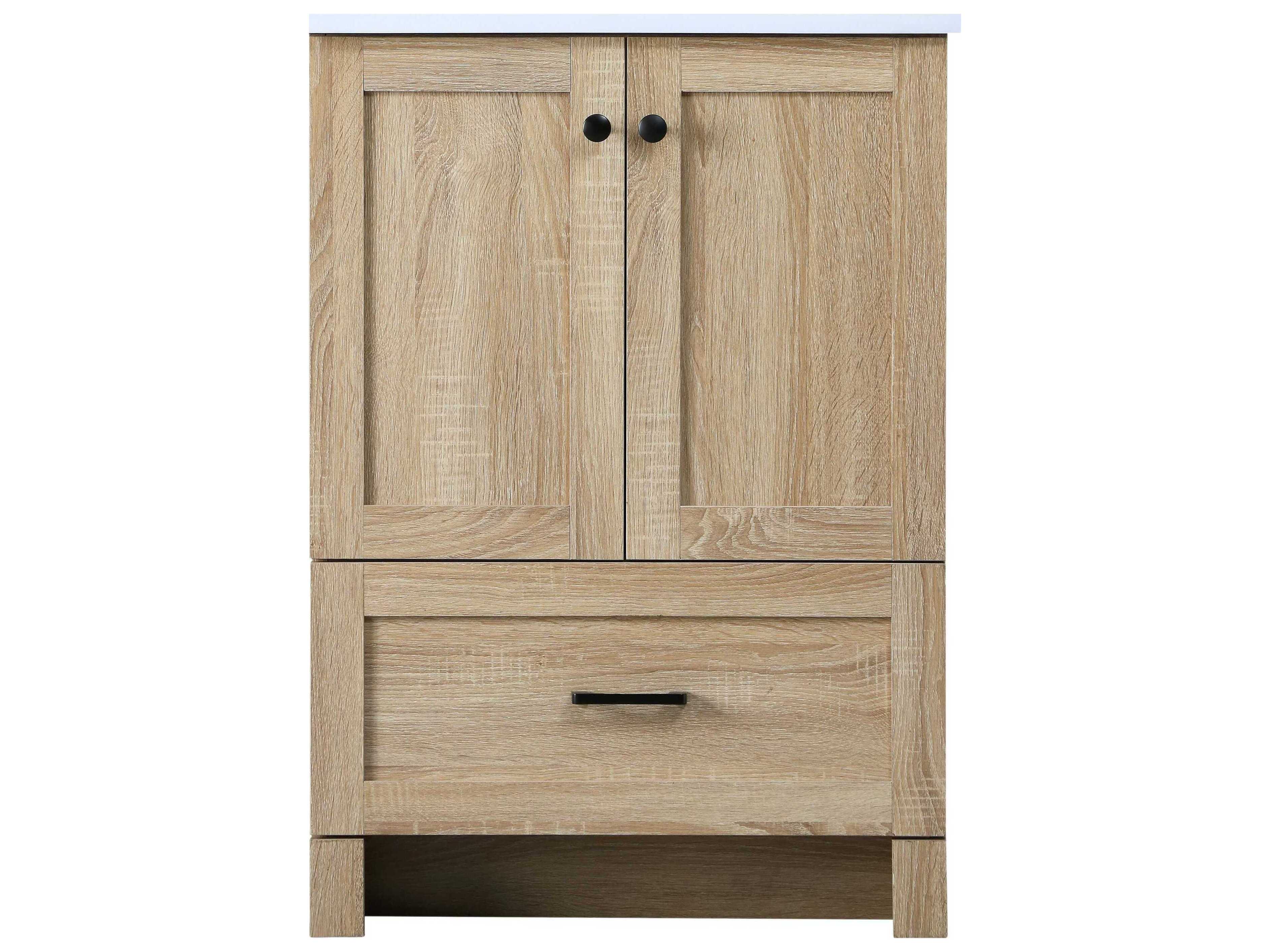 Elegant Lighting Soma 24" Mango Wood Vanity