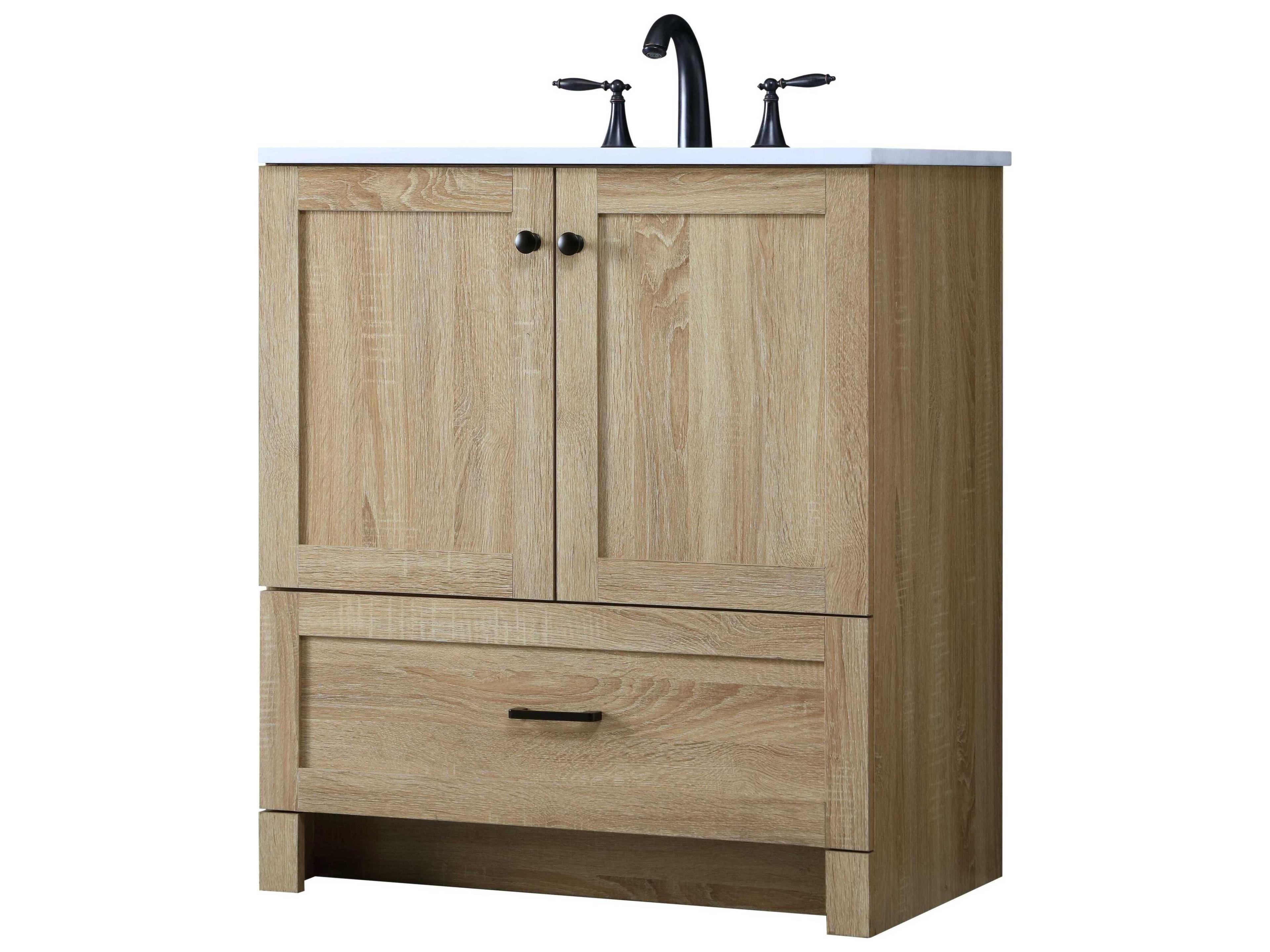 Elegant Lighting Soma 30" Mango Wood Vanity