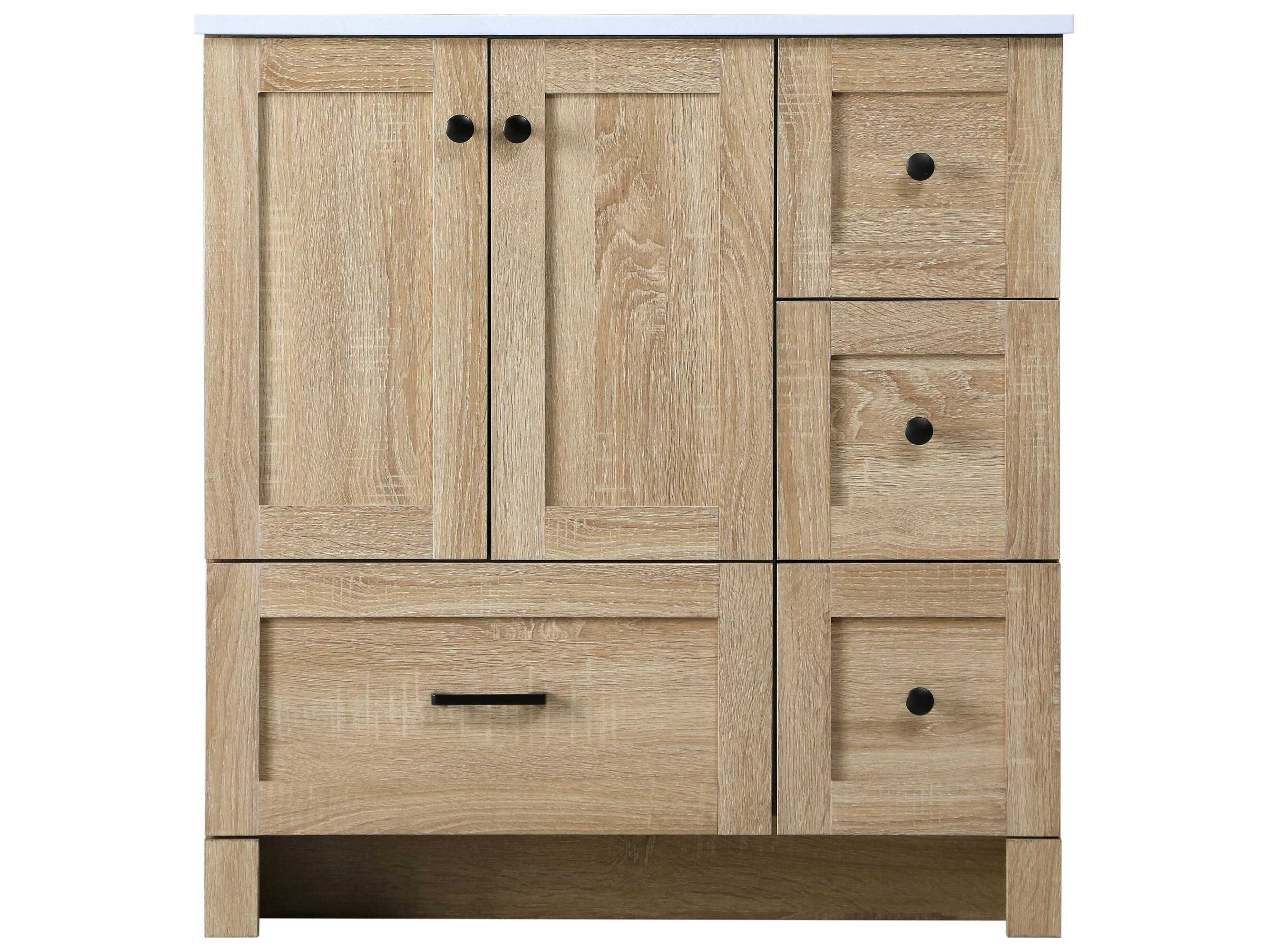 Elegant Lighting Soma 32" Mango Wood Vanity