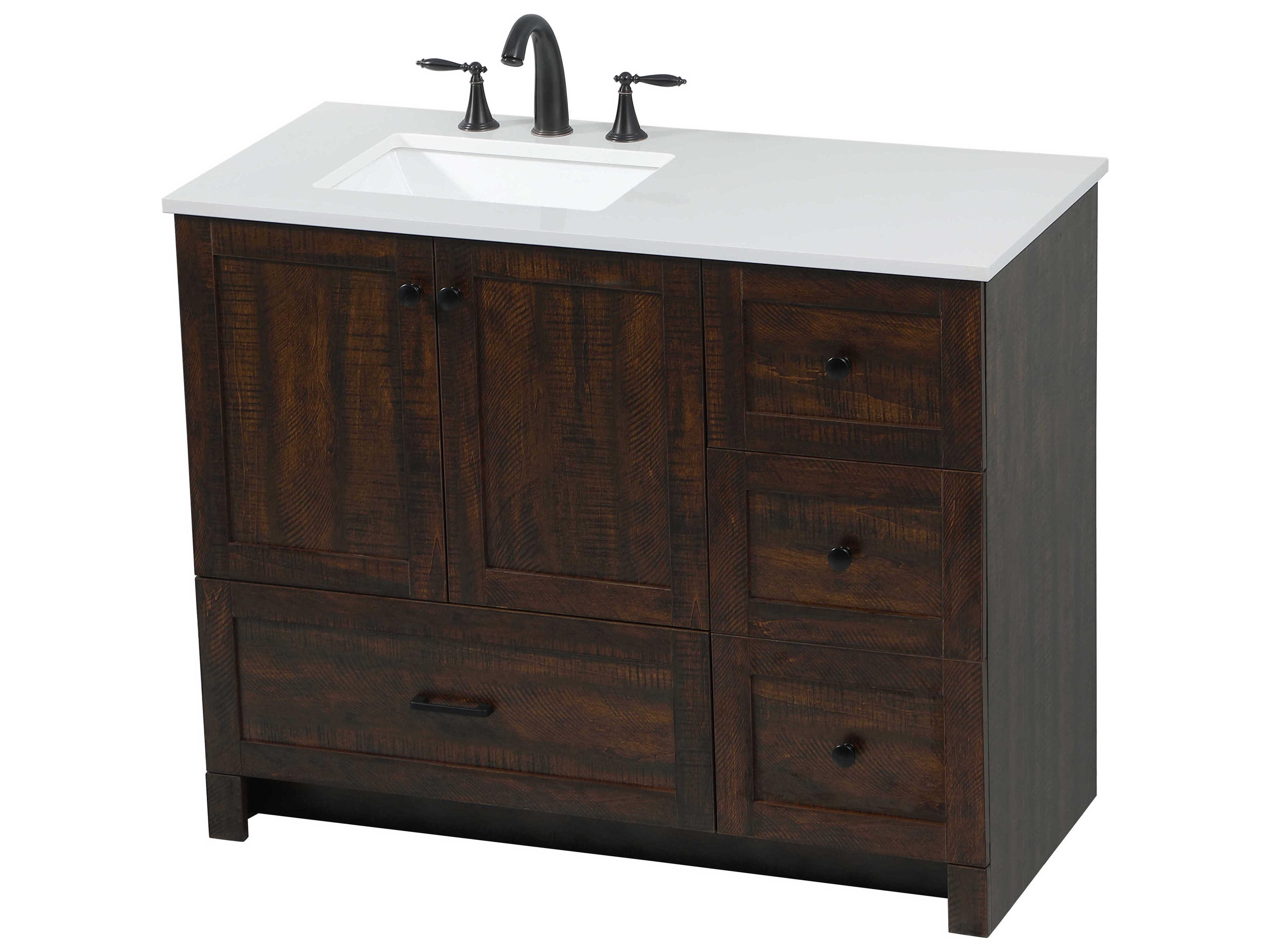 Elegant Lighting Soma Expresso 42" Vanity