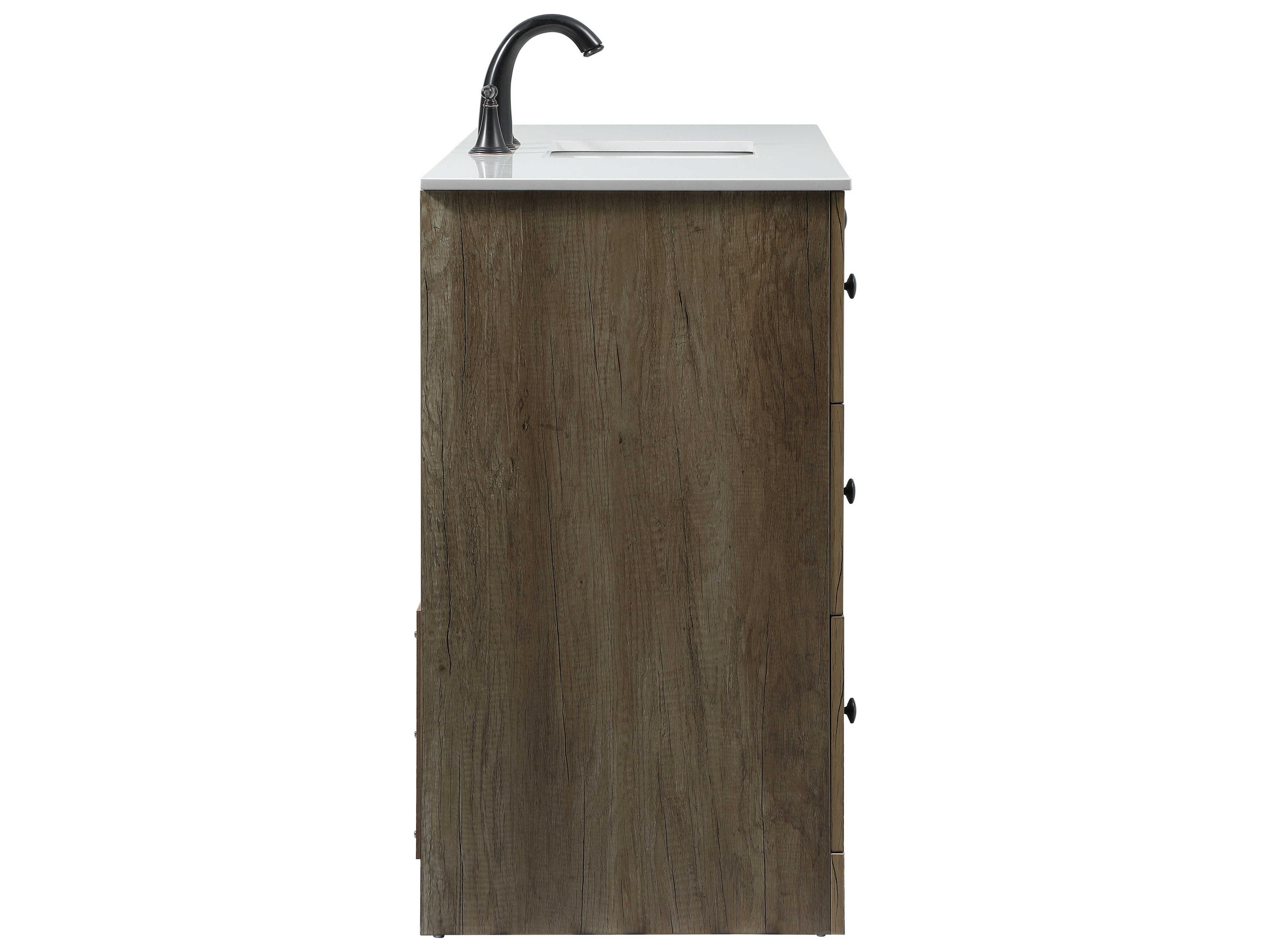 Elegant Lighting Soma Natural Oak 48" Vanity