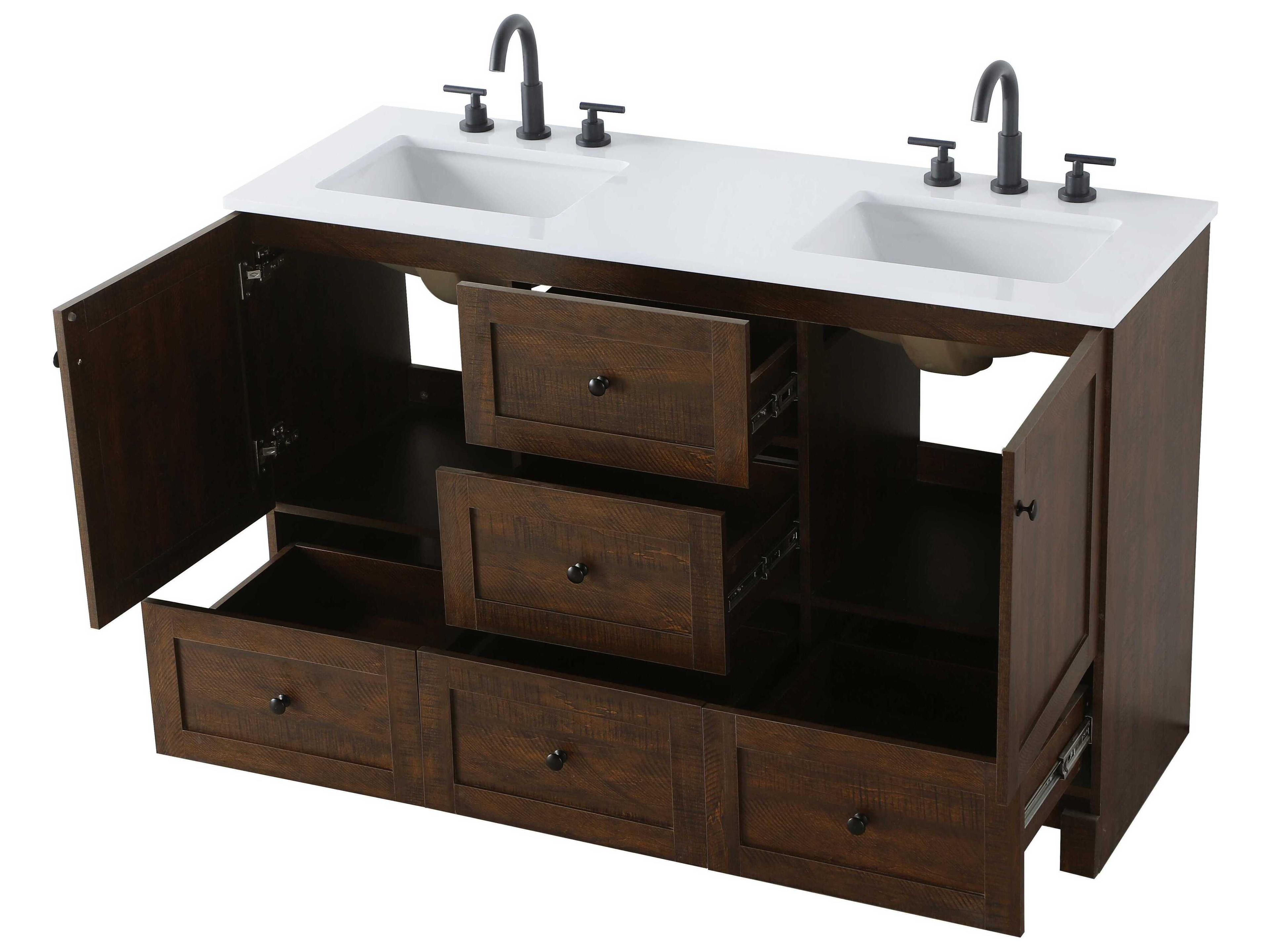 Elegant Lighting Soma Expresso Vanity