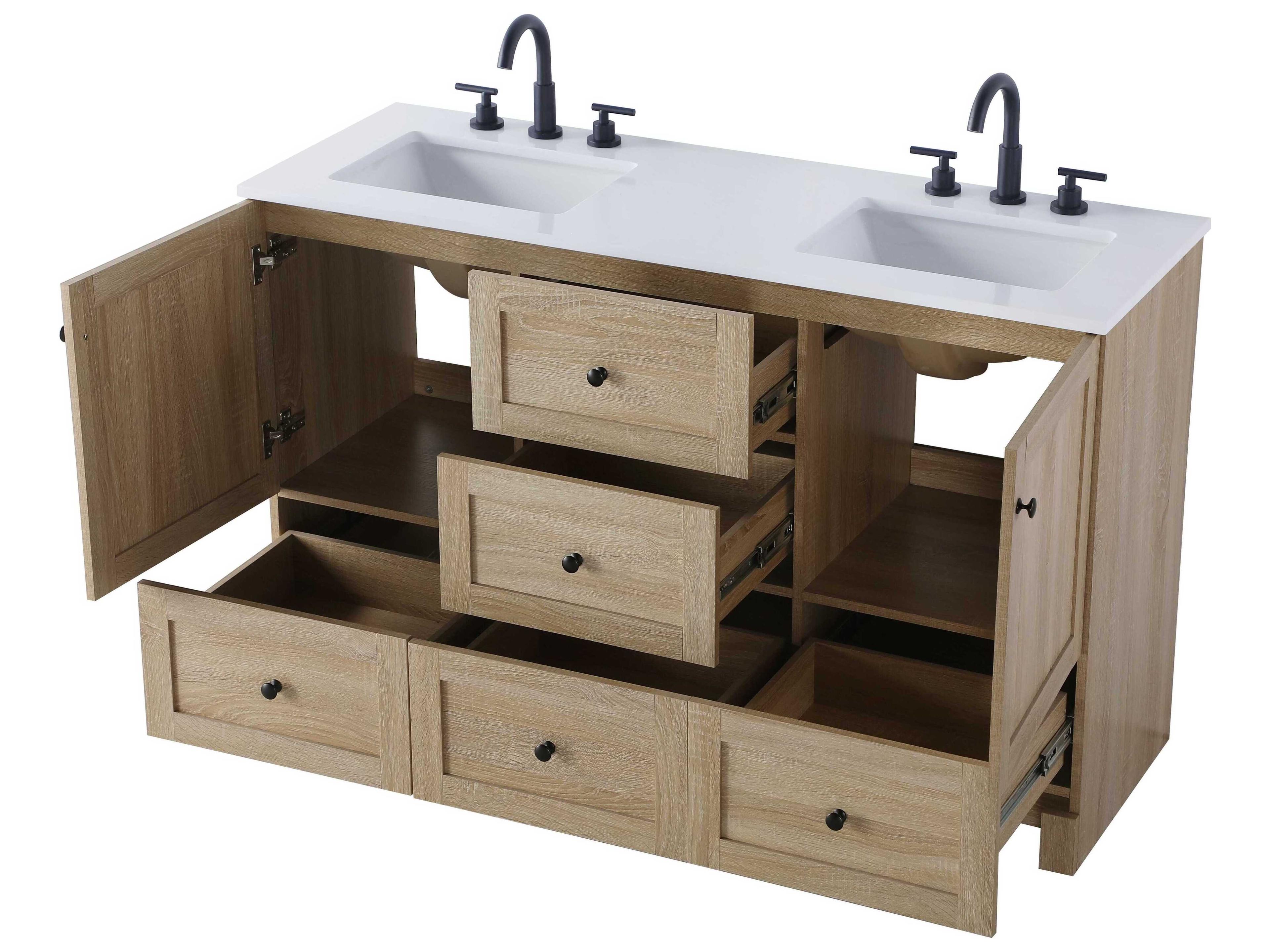 Elegant Lighting Soma Mango Wood Vanity