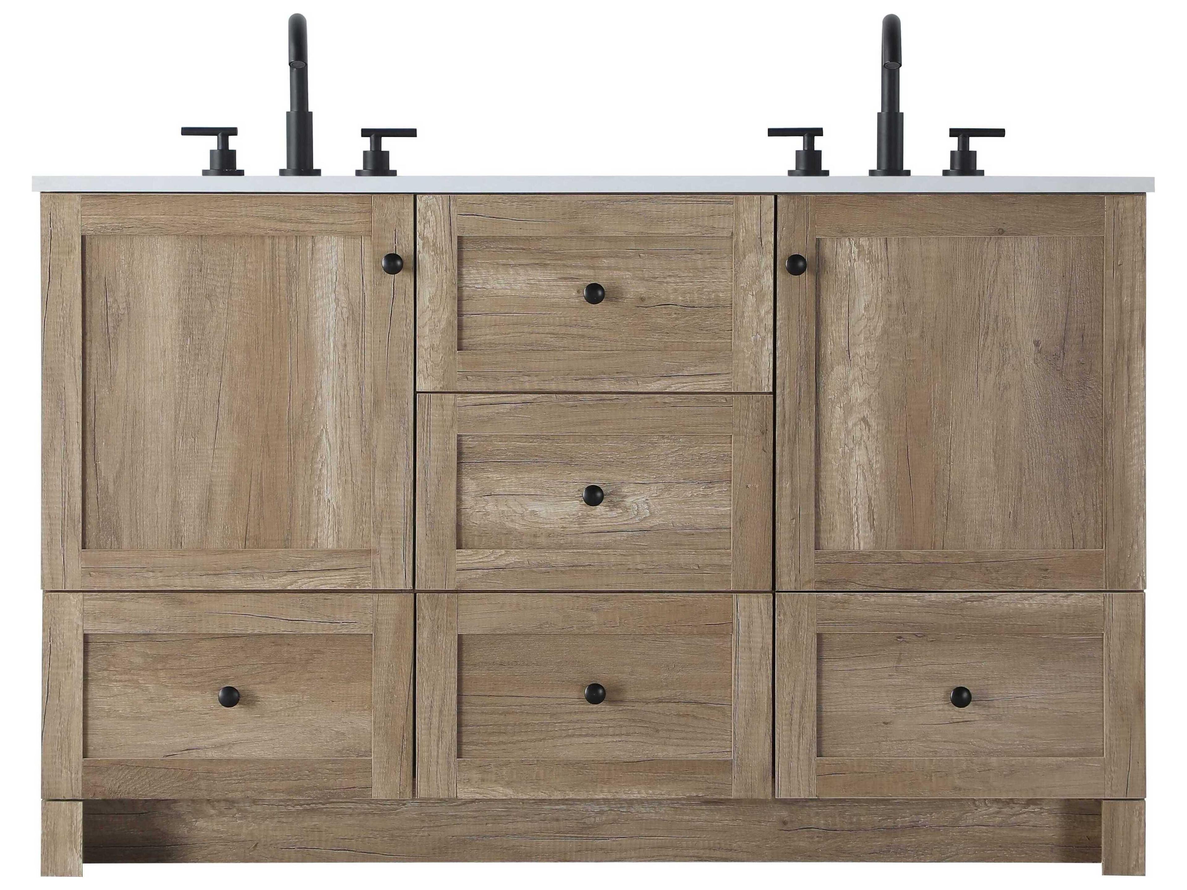 Elegant Lighting Soma Natural Oak Vanity