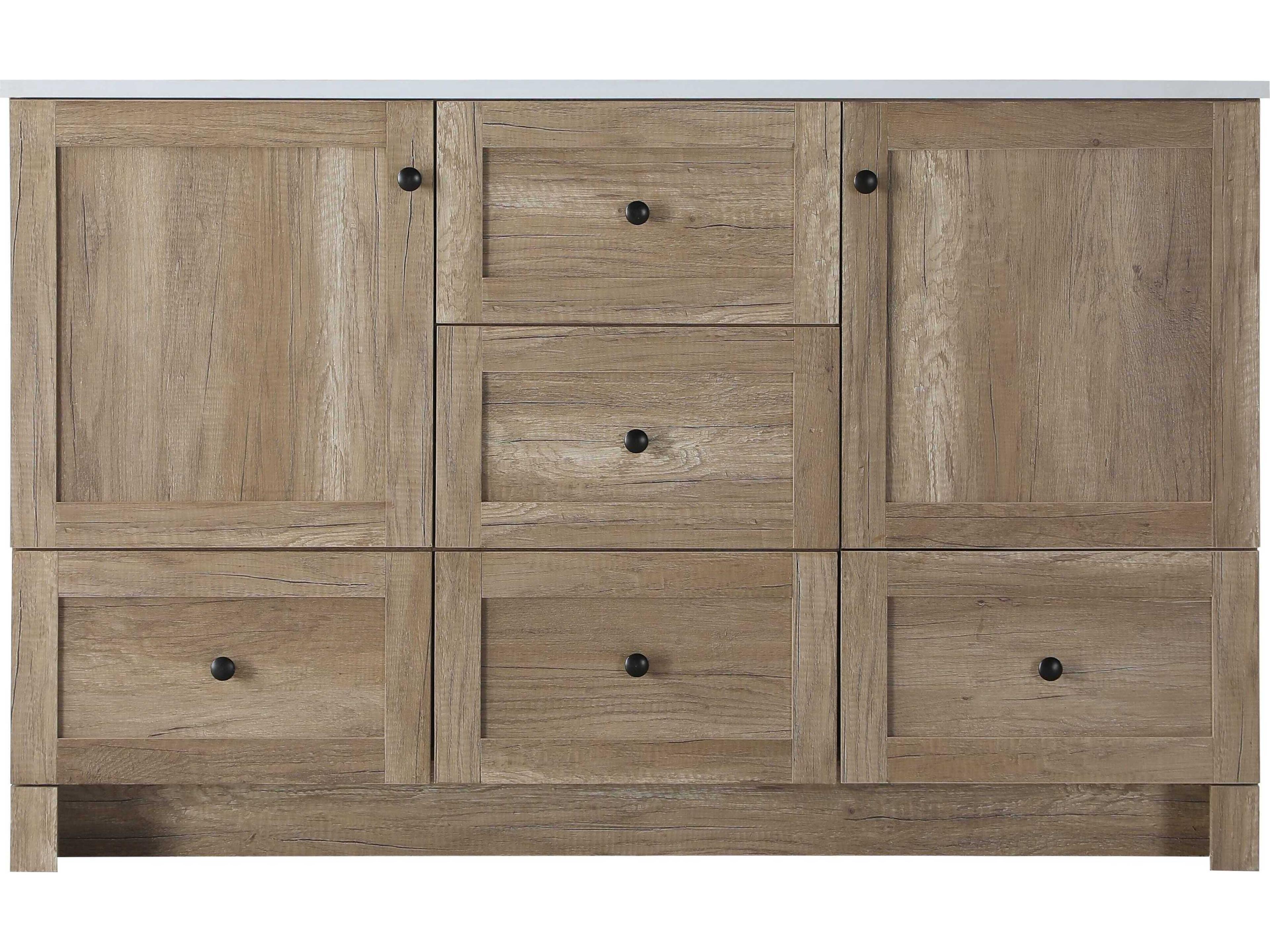Elegant Lighting Soma Natural Oak Vanity