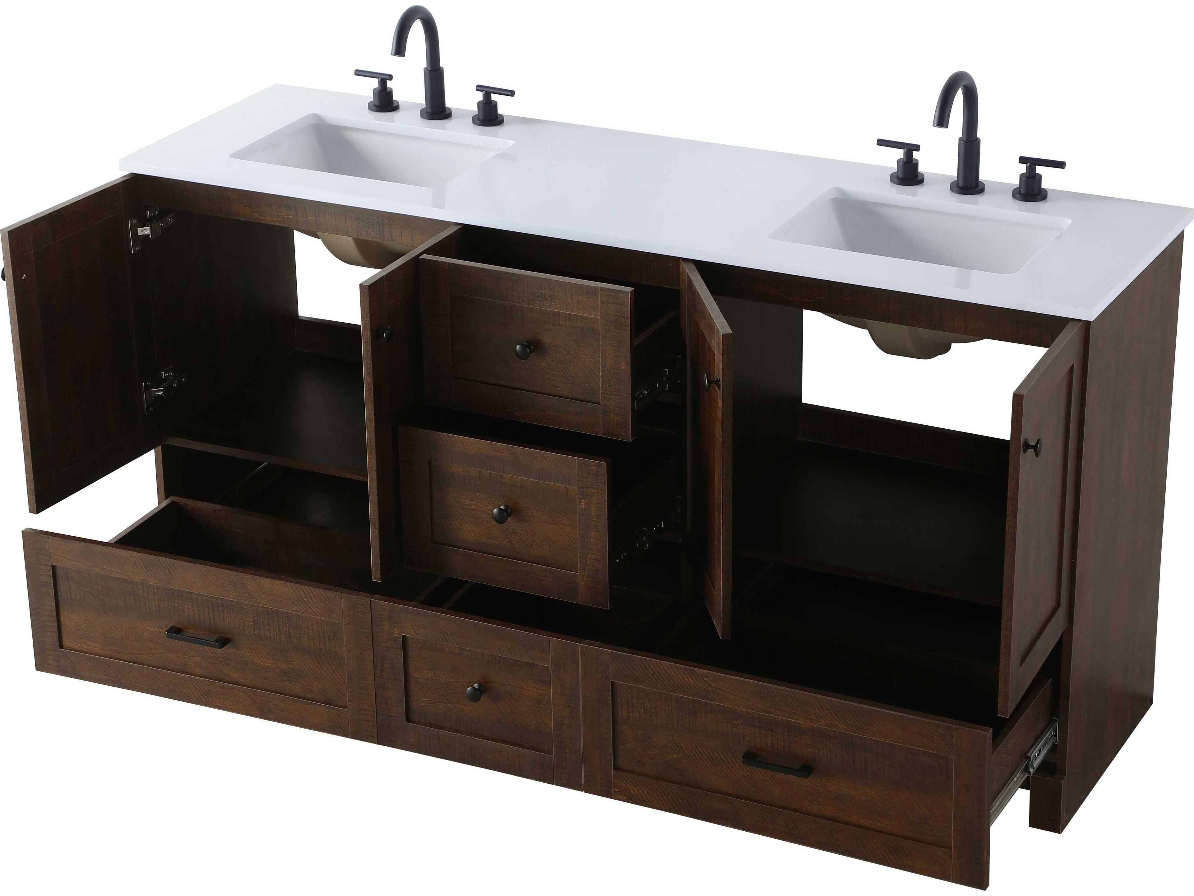 Elegant Lighting Soma Expresso Vanity