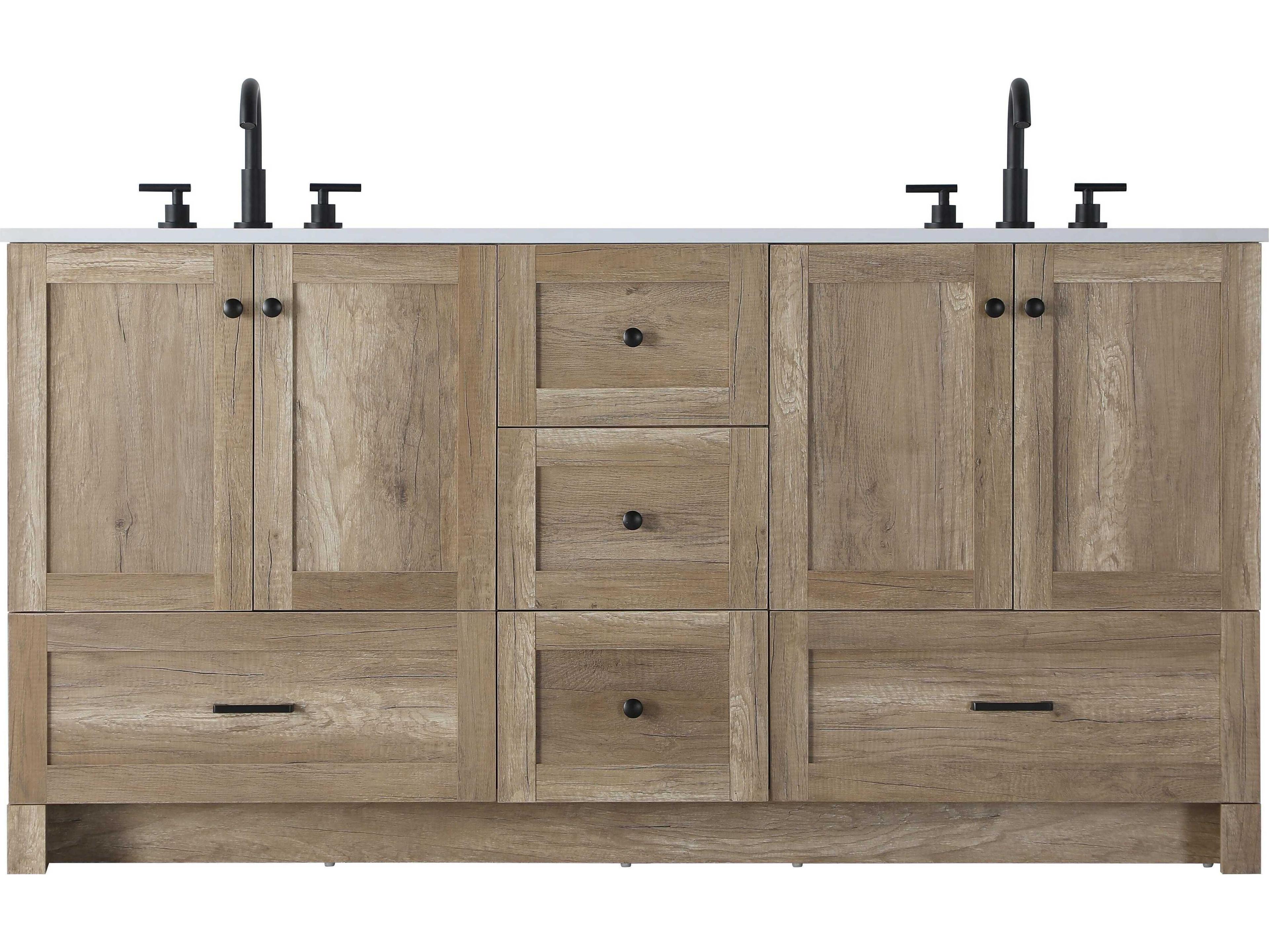 Elegant Lighting Soma Natural Oak Vanity