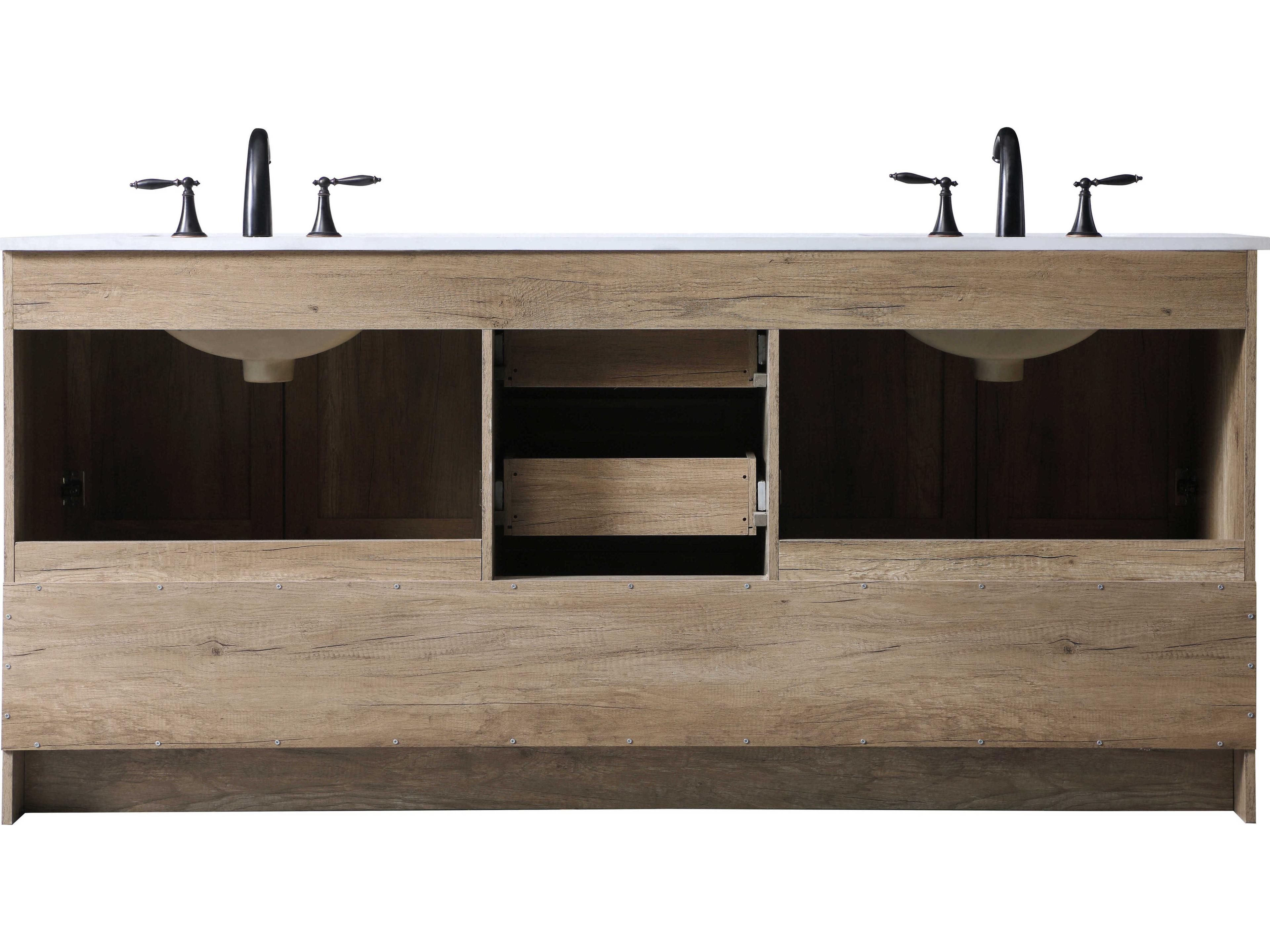 Elegant Lighting Soma Natural Oak Vanity