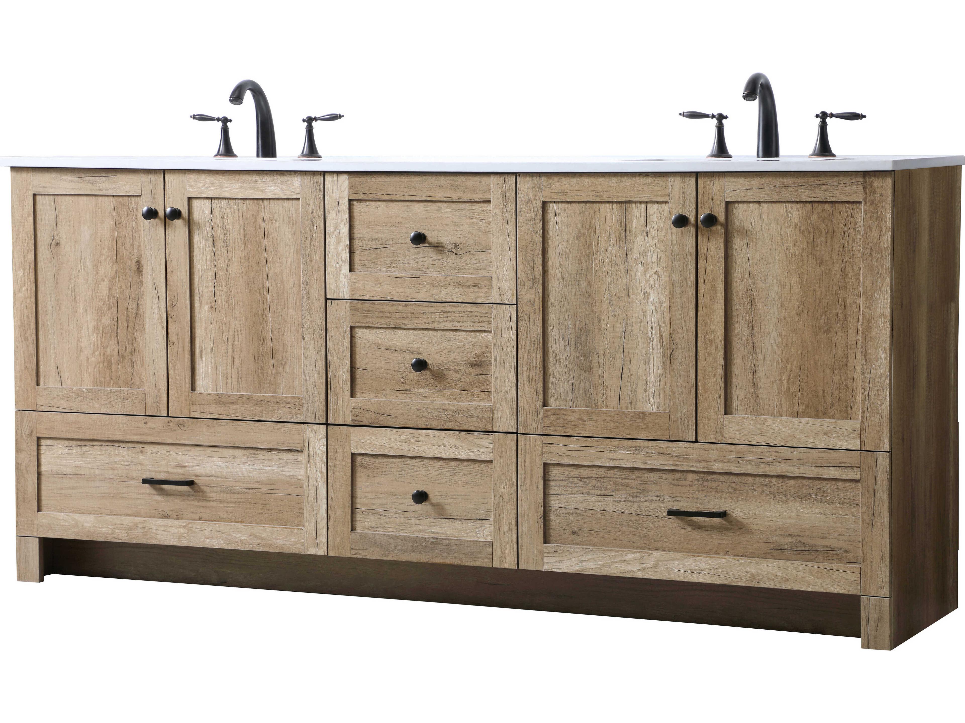 Elegant Lighting Soma Natural Oak Vanity