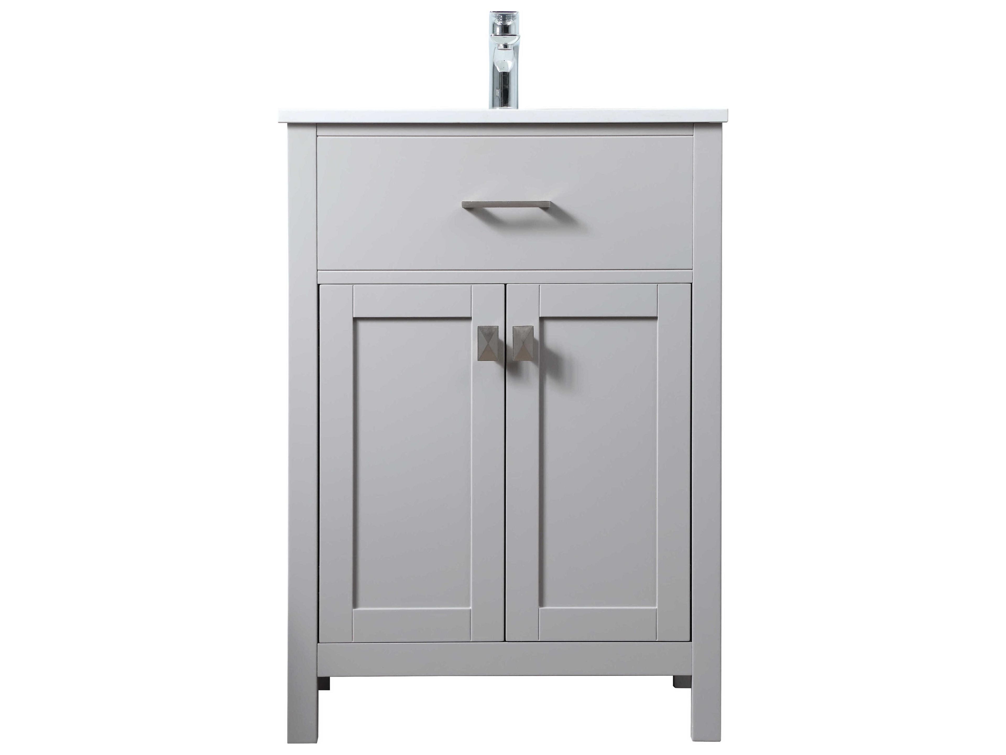 Elegant Lighting Harrison Grey Vanity