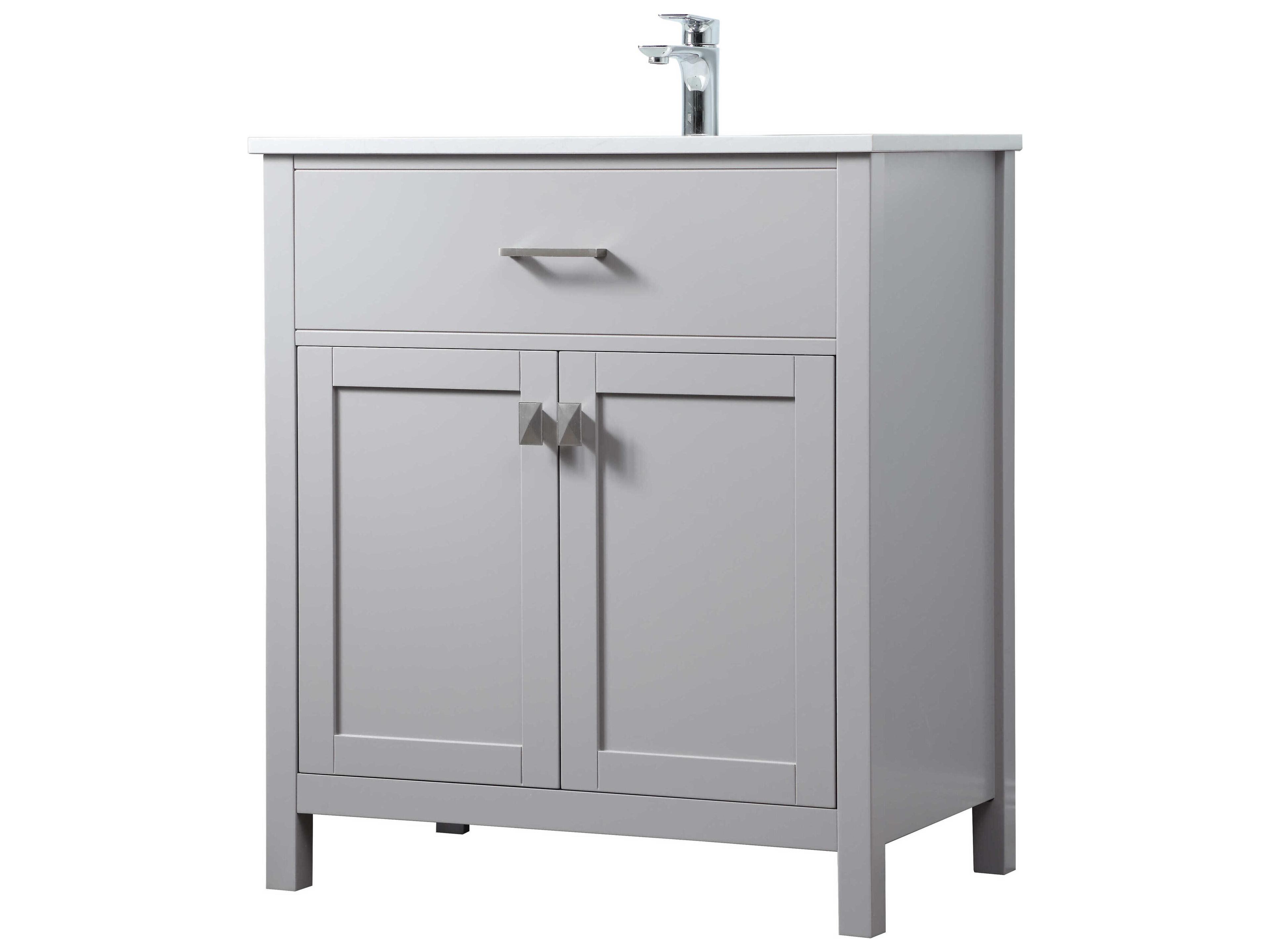 Elegant Lighting Harrison Grey Vanity